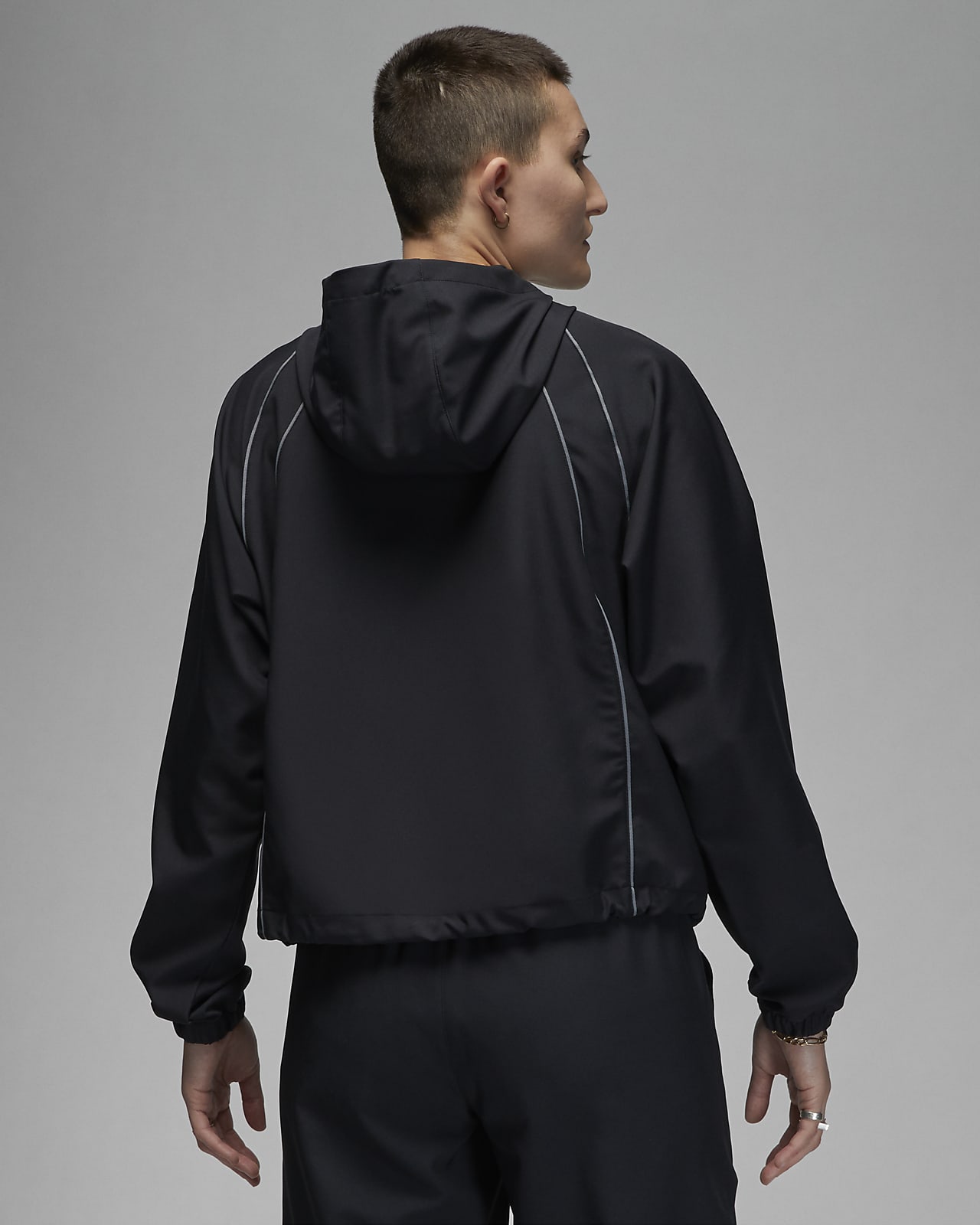 All black nike clearance windbreaker womens