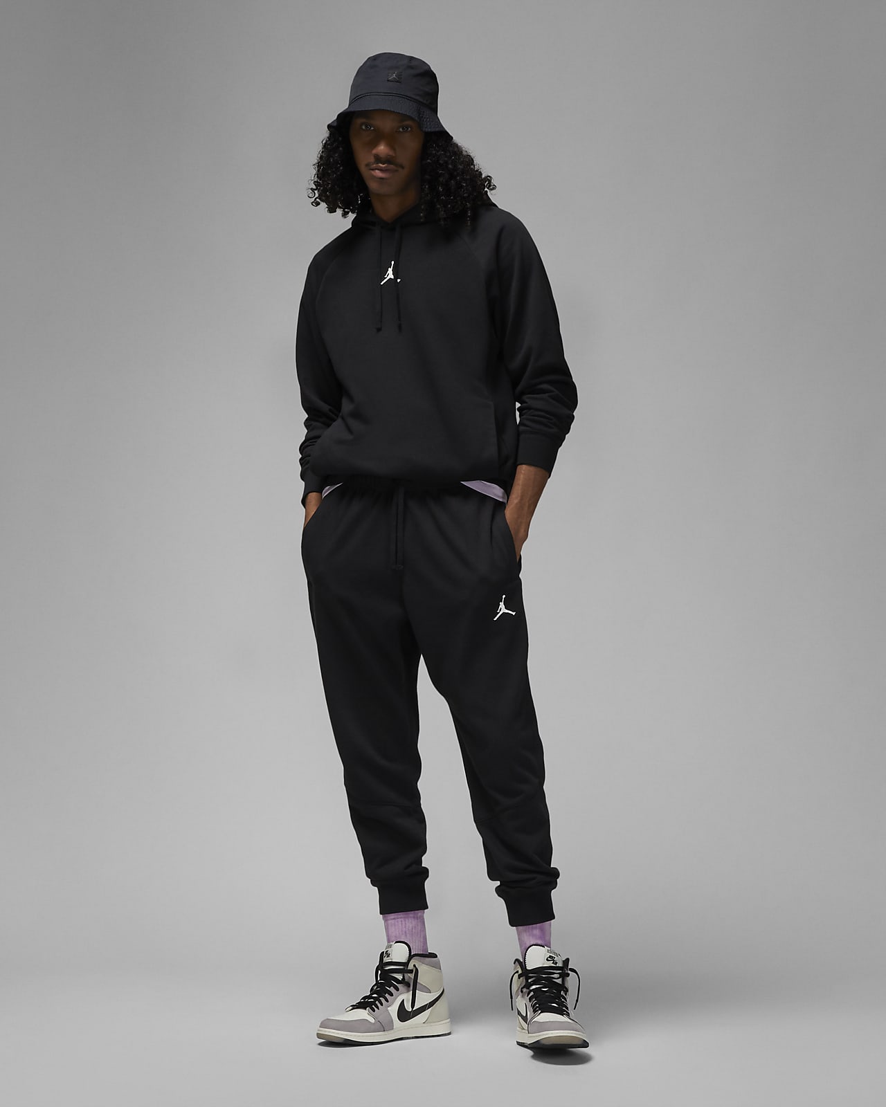 Jordan Sport Dri-FIT Crossover Fleece Pants Black