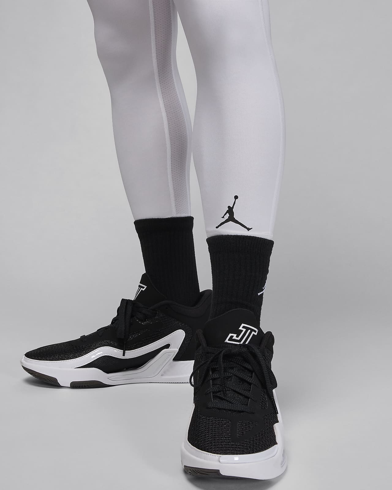 Jordan Sport Dri-FIT 3/4 Tights Black - BLACK/BLACK/WHITE