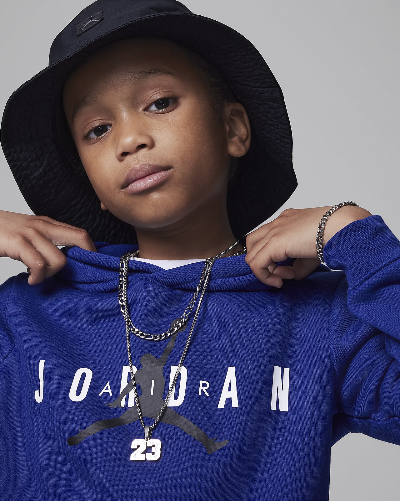 Jordan Sustainable Materials Pullover Hoodie Set Younger Kids' 2-Piece Set.  Nike LU