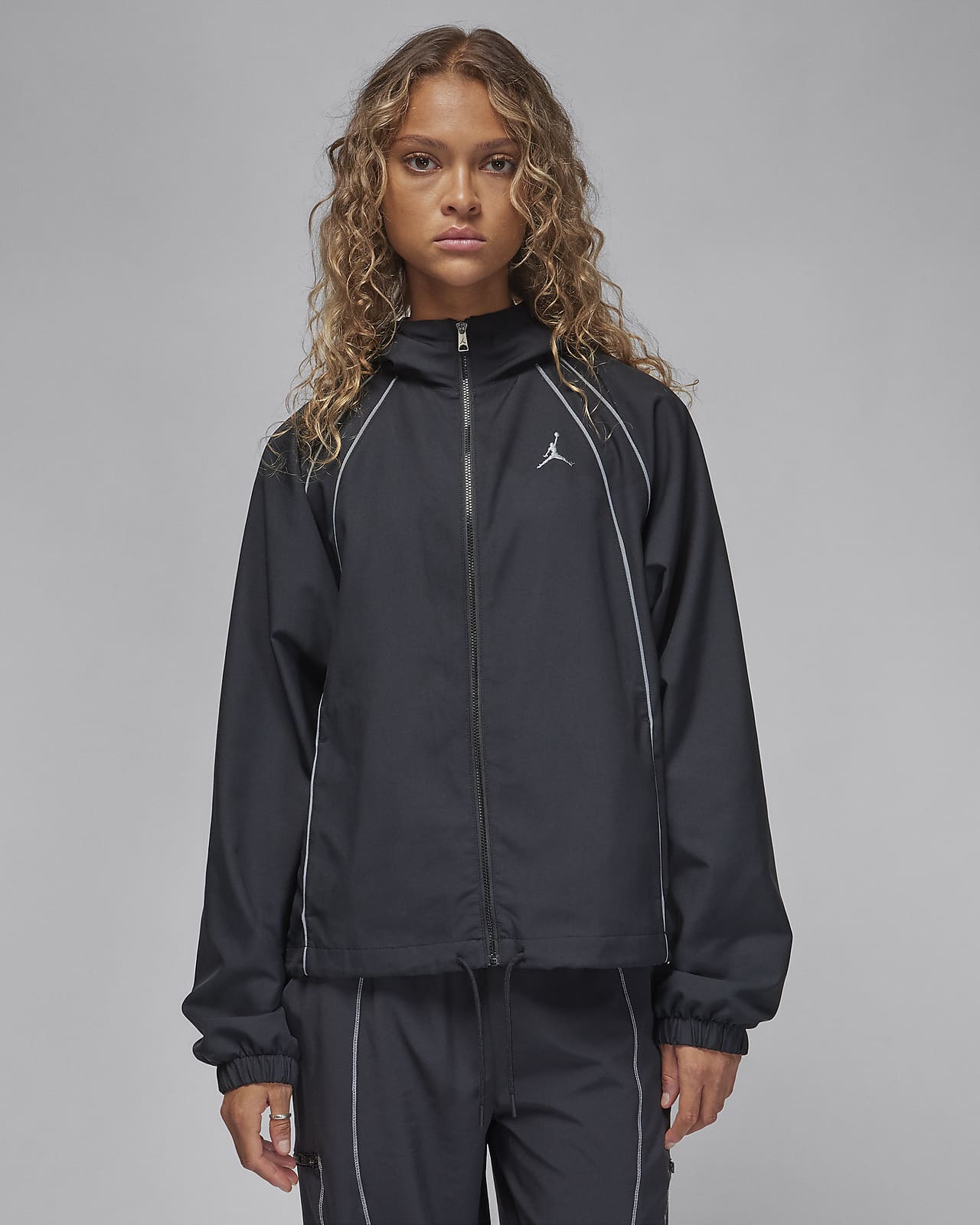 Jordan on sale jacke grau