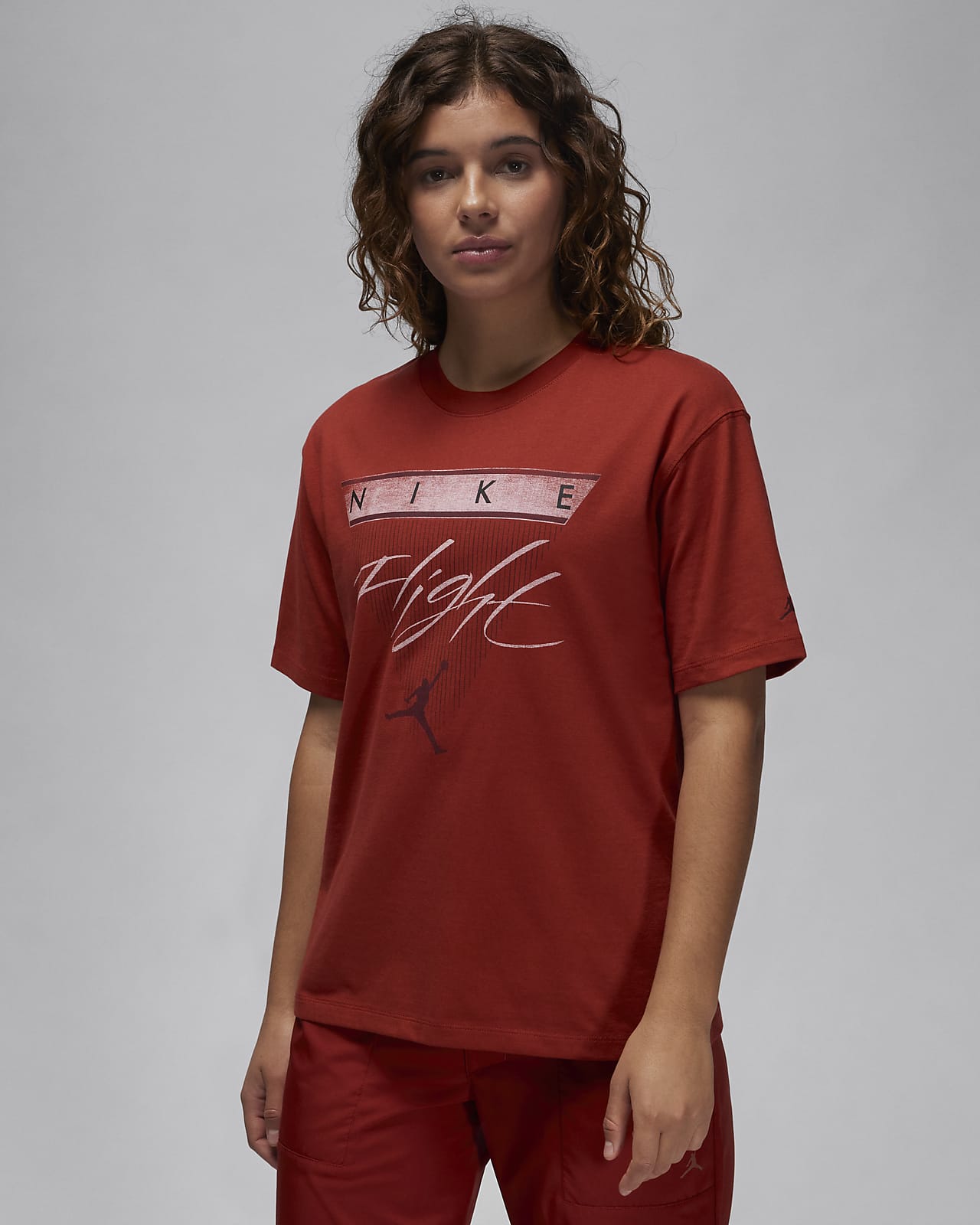 T-shirt com grafismo Jordan Flight Heritage para mulher