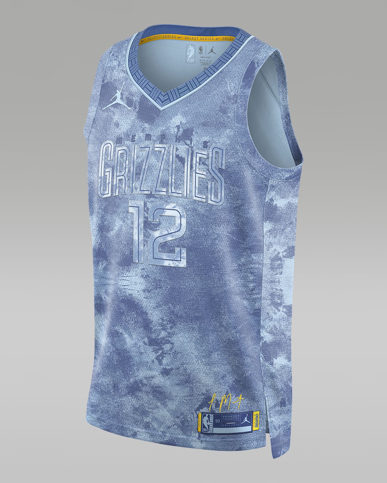 Ja Morant Memphis Grizzlies 2023 Select Series 男款 Nike Dri-FIT NBA Swingman 球衣