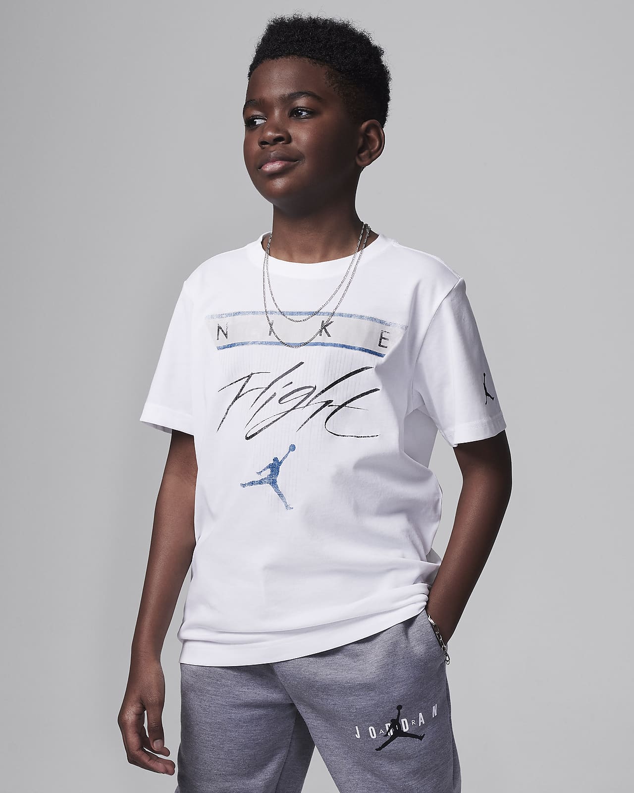 Air Jordan 4 Big Kids' Flight Reimagined T-Shirt. Nike.com