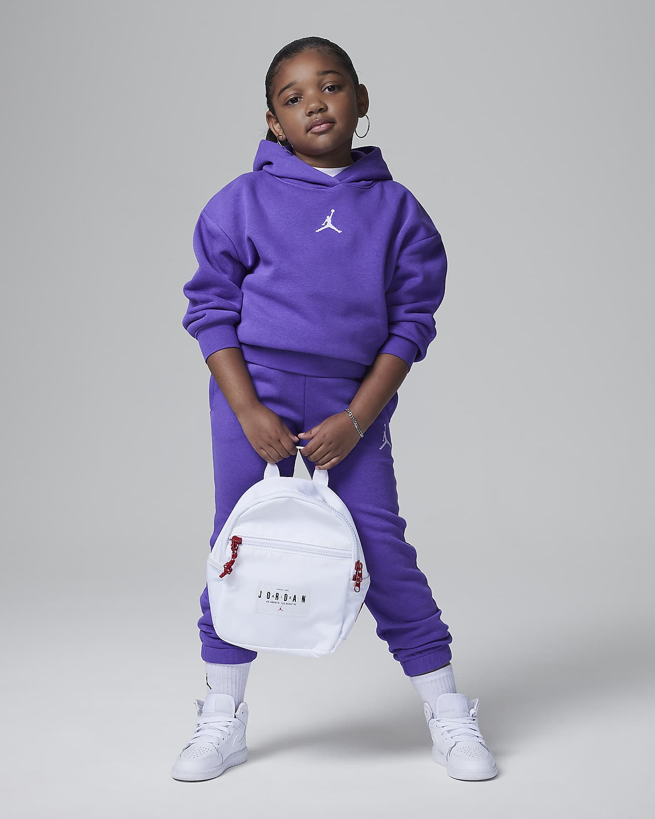Sudadera con gorro infantil Jordan Jumpman Sustainable Pullover