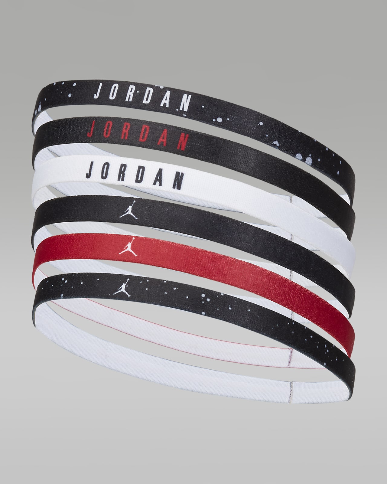 Jordan elastische Haarbänder (6er-Pack)