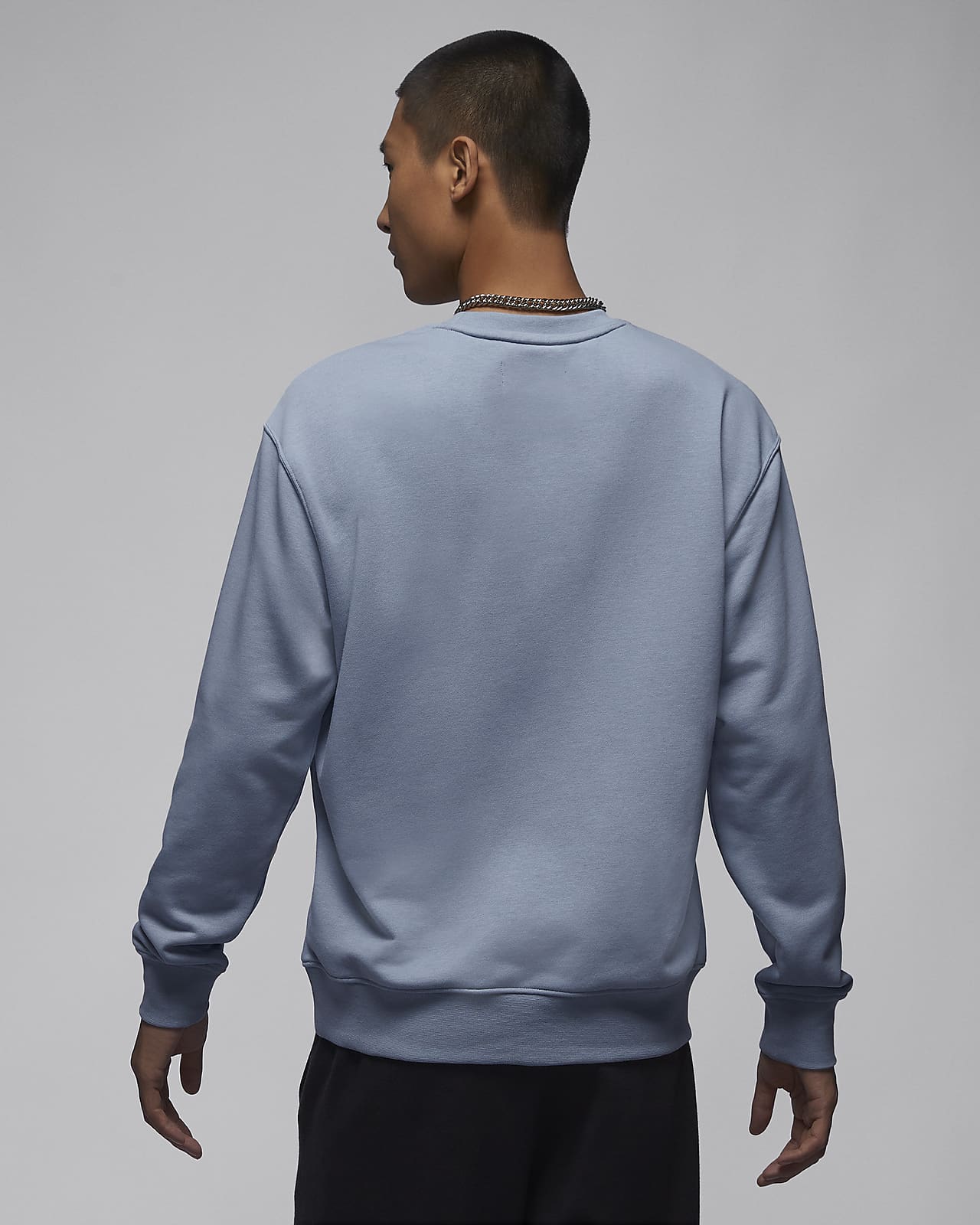 Light blue on sale nike crewneck sweatshirt