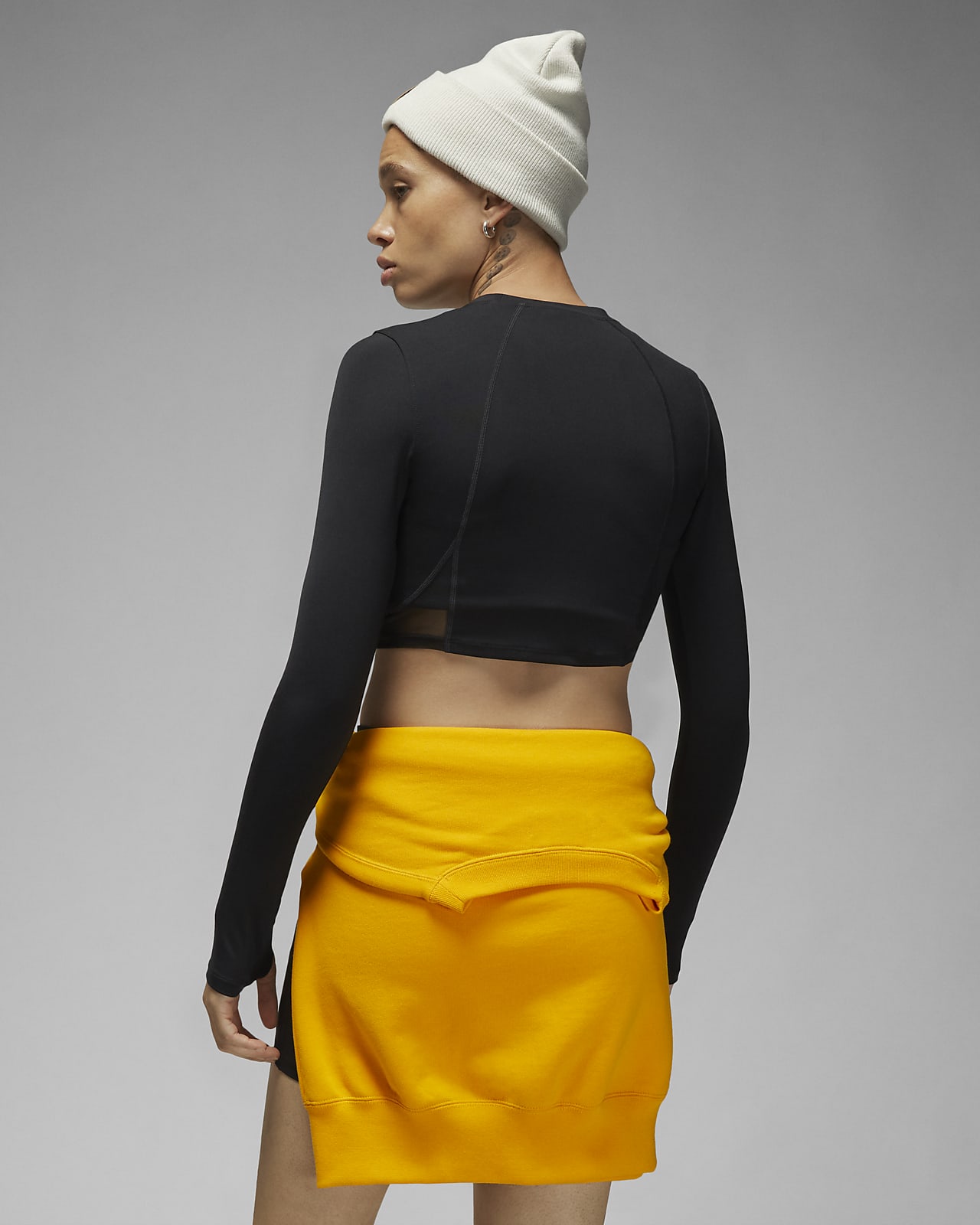 Crop top new arrivals manche longue sport