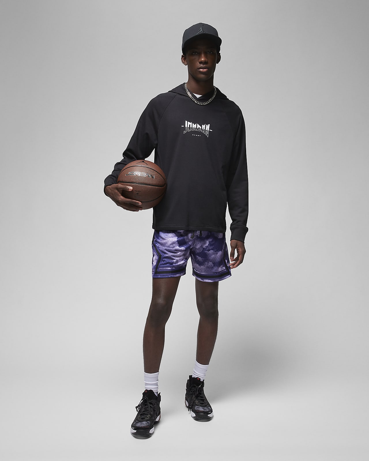 Jordan Dri-FIT Sport Men's Graphic Fleece Pullover Hoodie. Nike CA