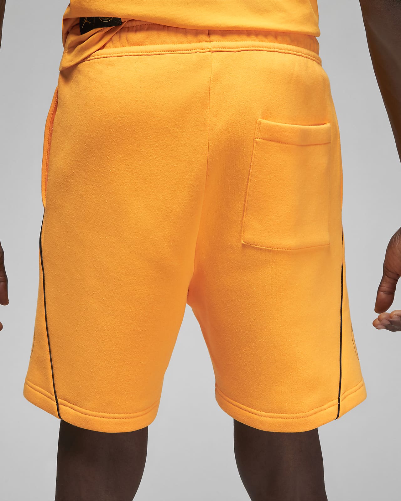 Orange new arrivals fleece shorts