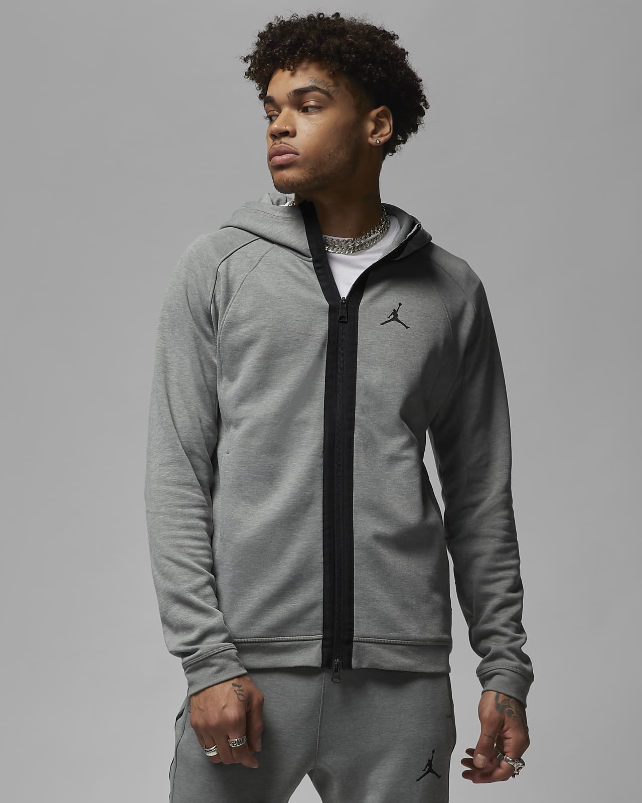 Nike Dri-fit Sport Air Fleece Pants in Grey for Men