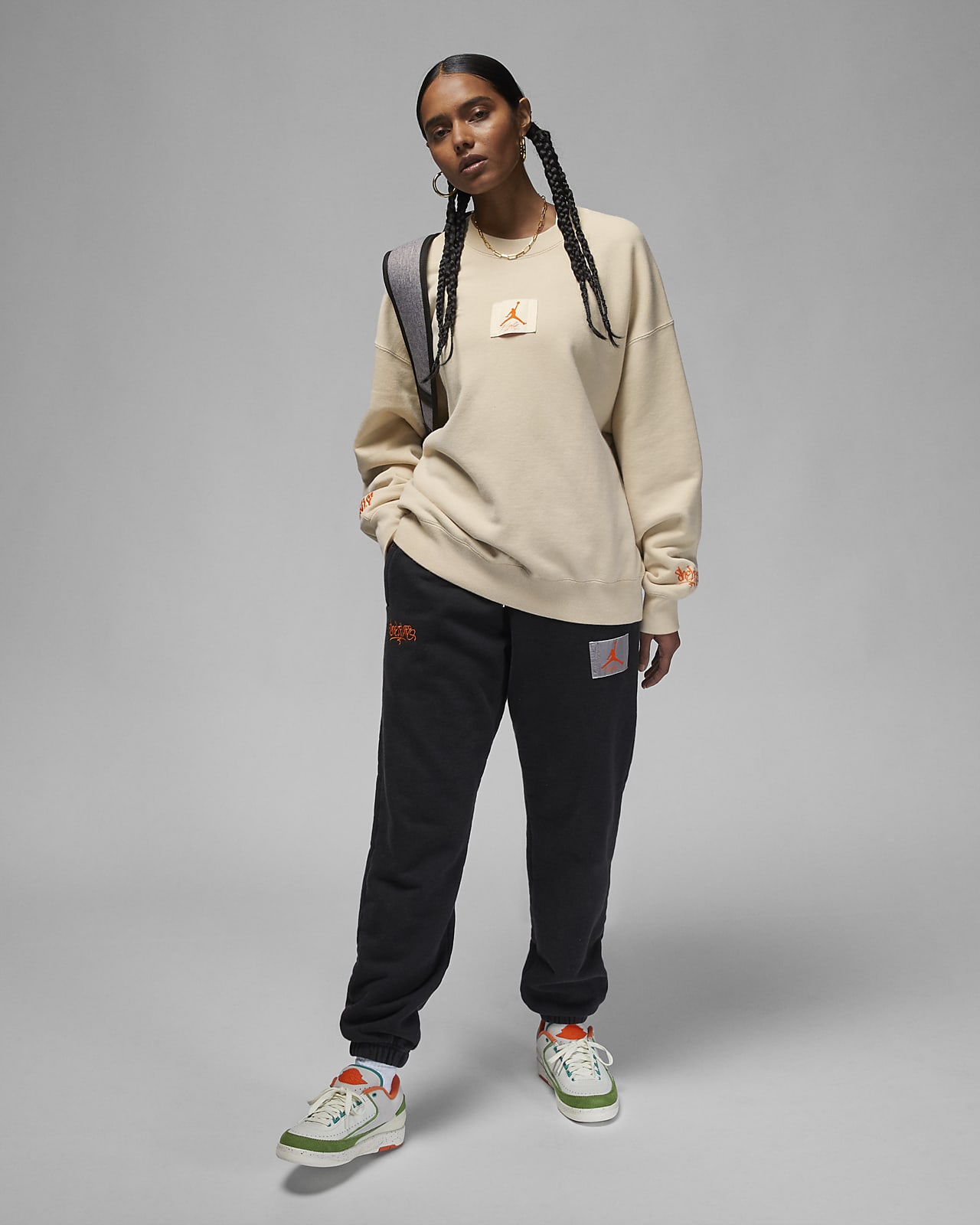 Crew neck best sale hoodie women's