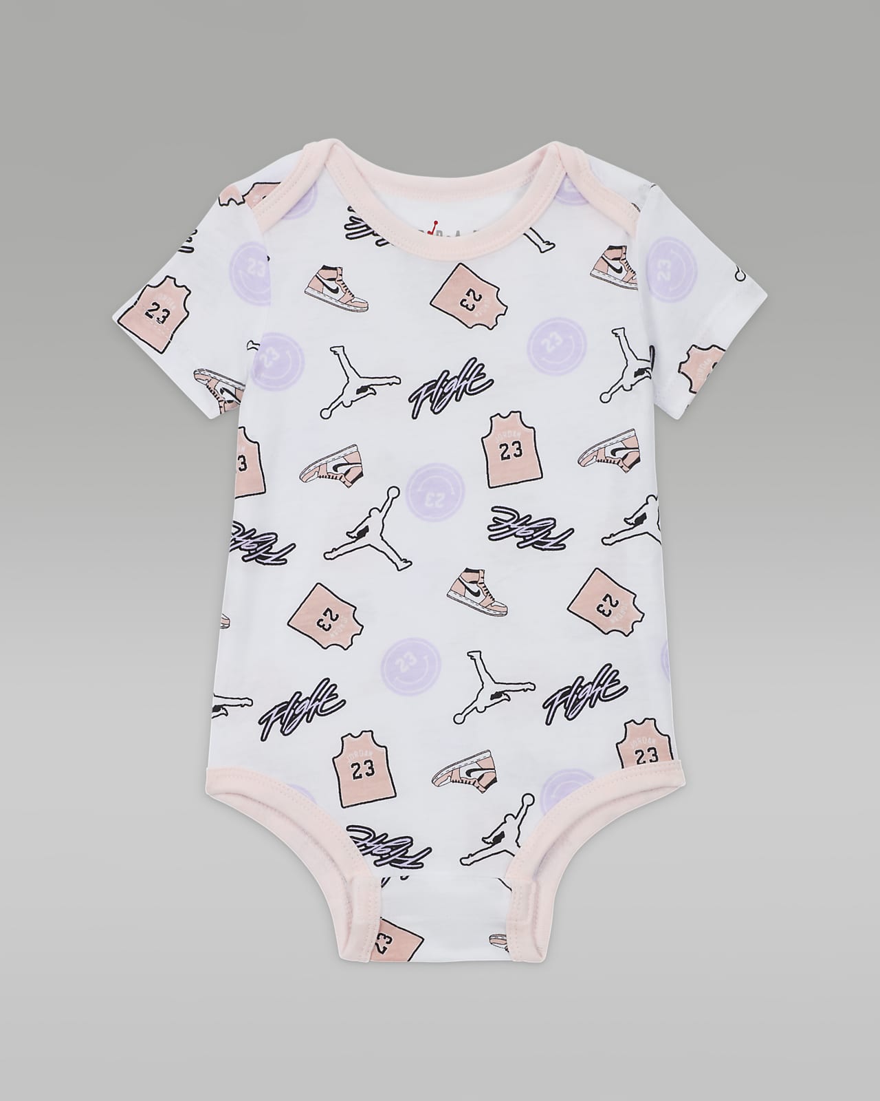 Bodys estampados para beb Jordan Flight Patch 0 a 9 meses