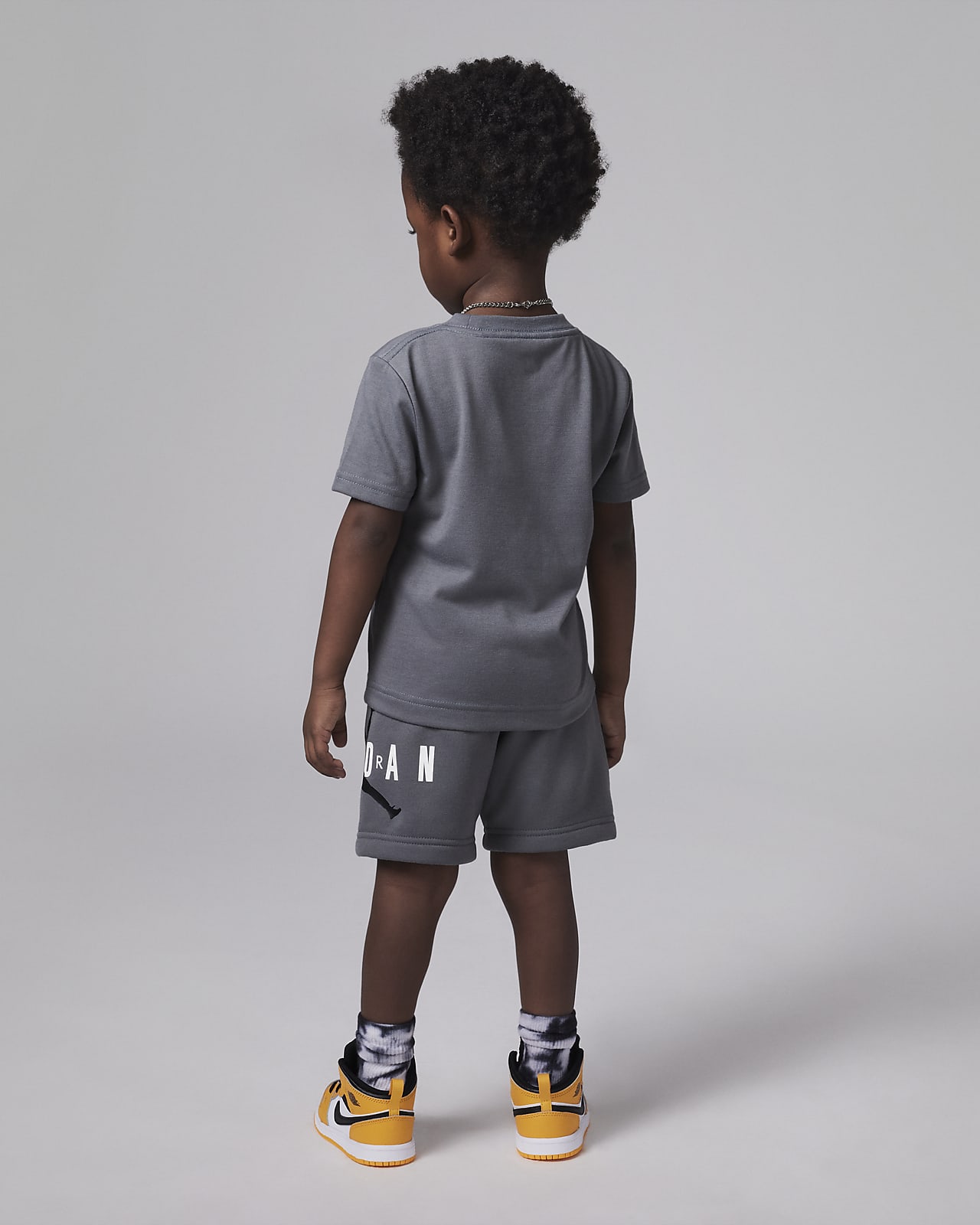 gray jordan shorts