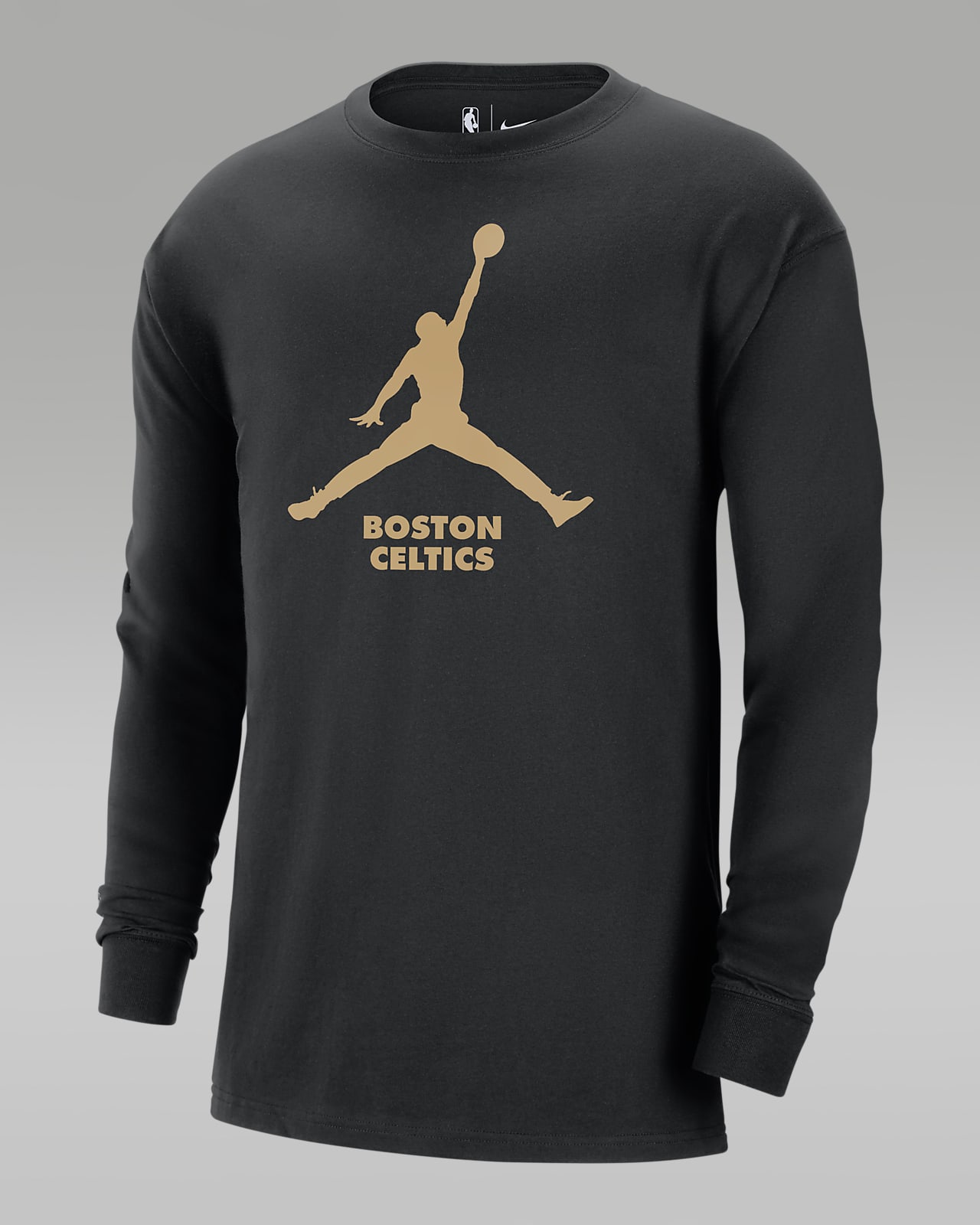 Långärmad NBA-t-shirt Boston Celtics Essential Jordan för män
