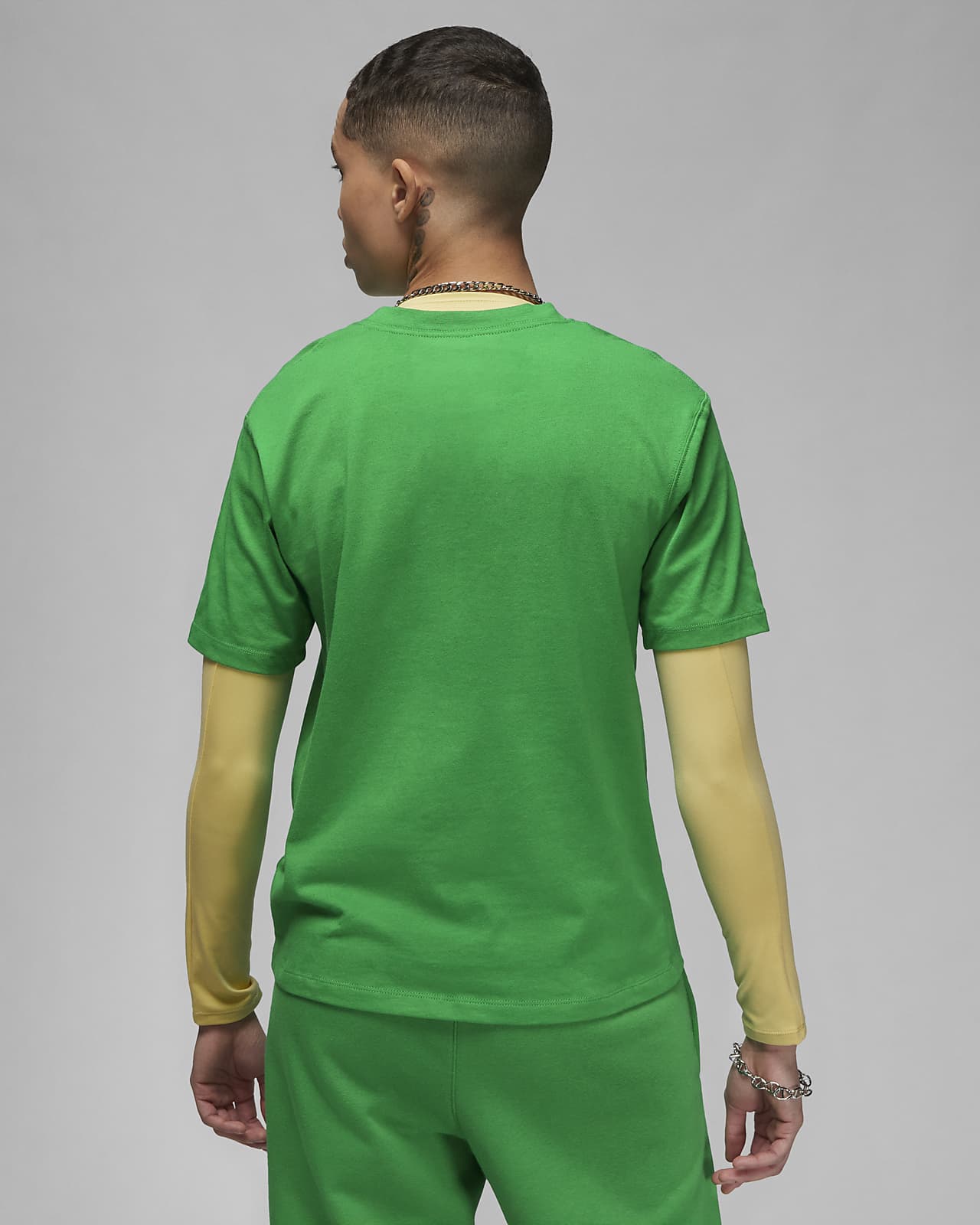 Green and cheap yellow jordan shirt