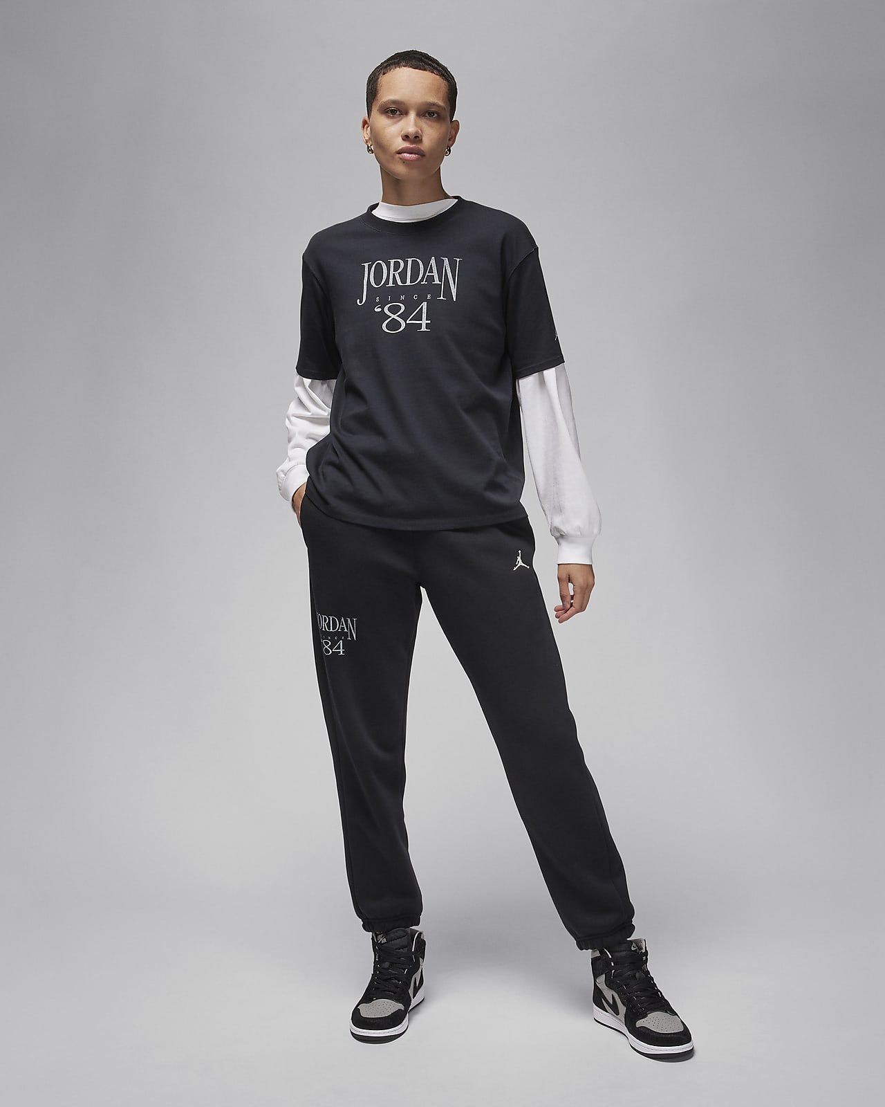 Pants acondicionados para el invierno para mujer Jordan Flight Fleece. Nike  MX