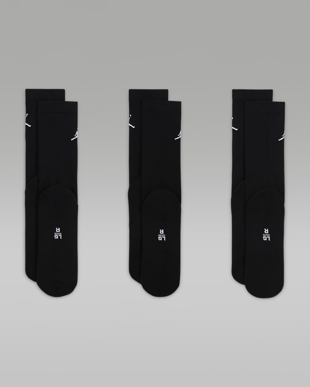 Chaussettes mi mollet Jordan Everyday 3 paires . Nike LU
