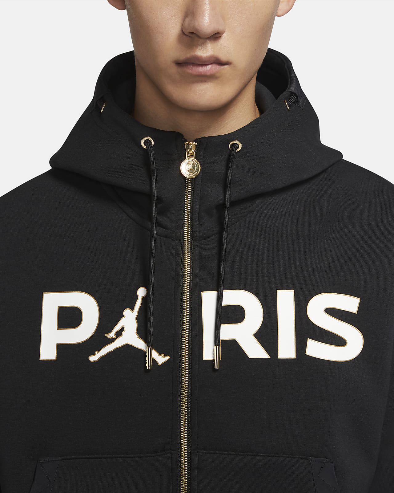 Jordan paris saint germain fleece full zip hoodie Clearance