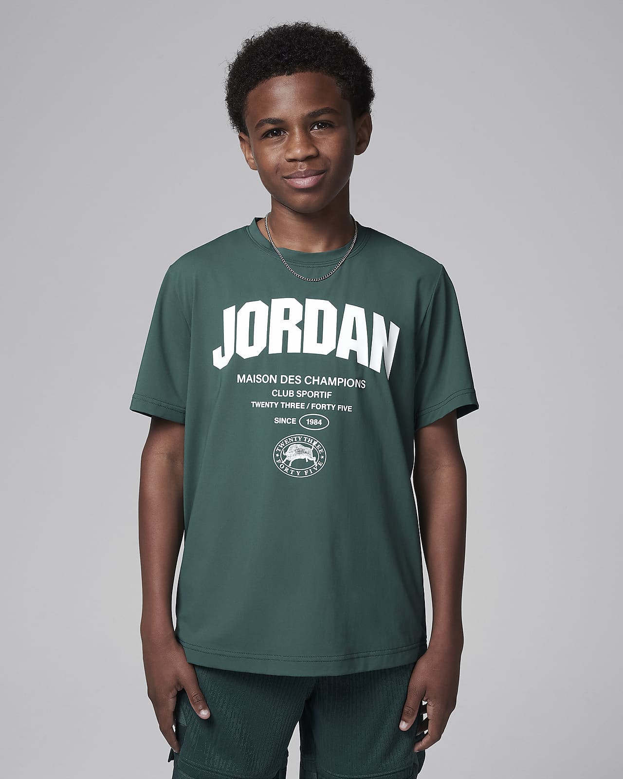 Jordan Big Kids' Dri-FIT Des Champions T-Shirt