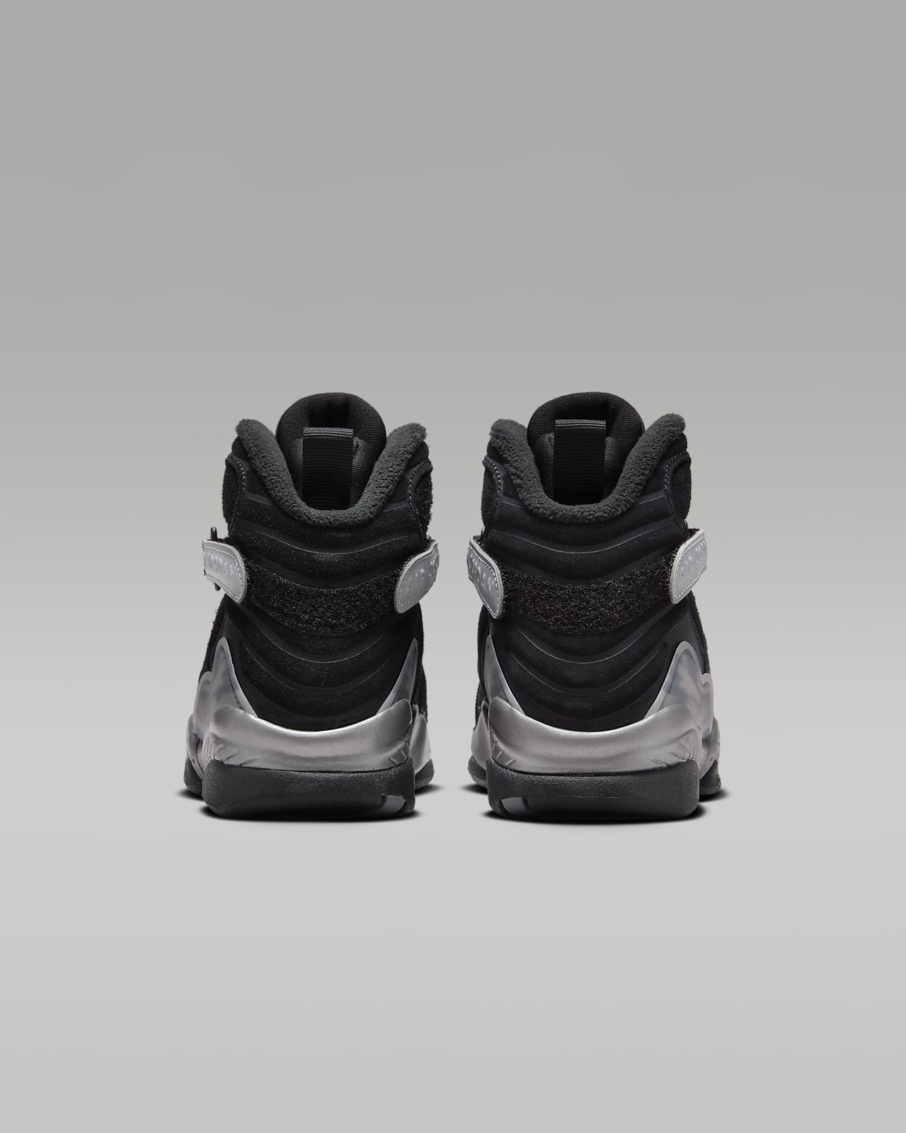 Jordan 8 negro outlet con morado