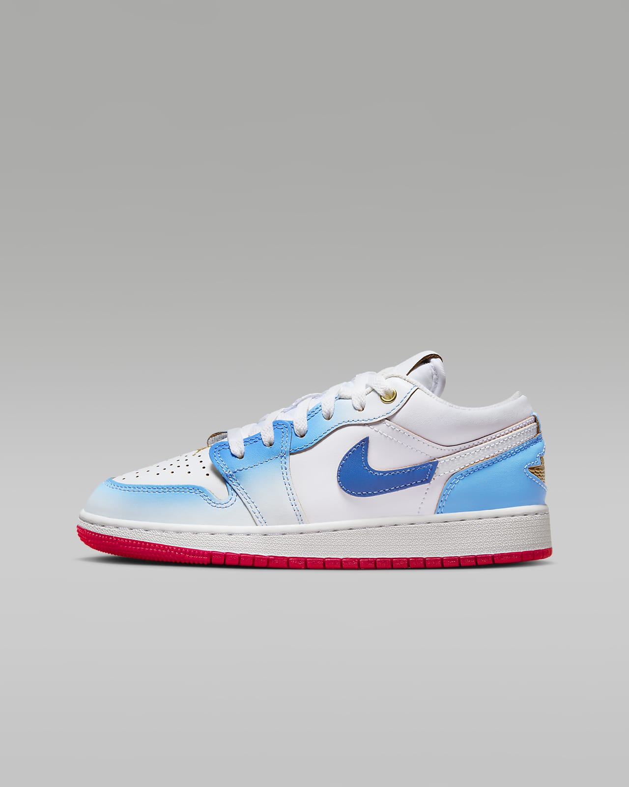 Air Jordan 1 Low Women's Shoe, by Nike Size 7 (Blue)