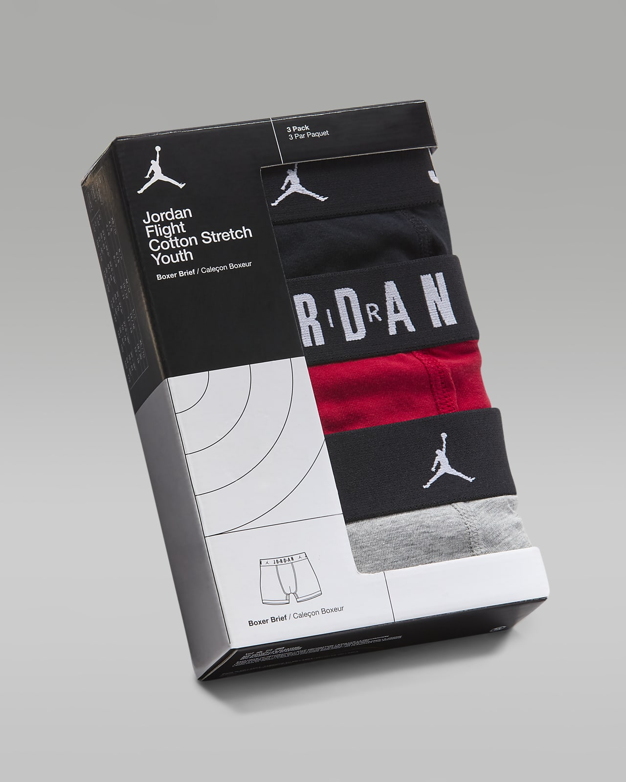 Jordan Flight Poly Mash Up Older Kids Boxer Briefs 2 Pack . Nike LU