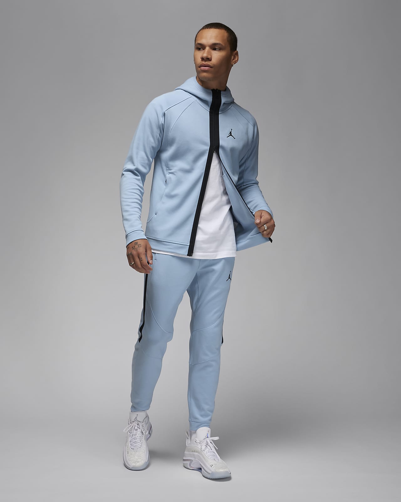 Nike Tech Fleece Full-zip Hoodie in Gray for Men