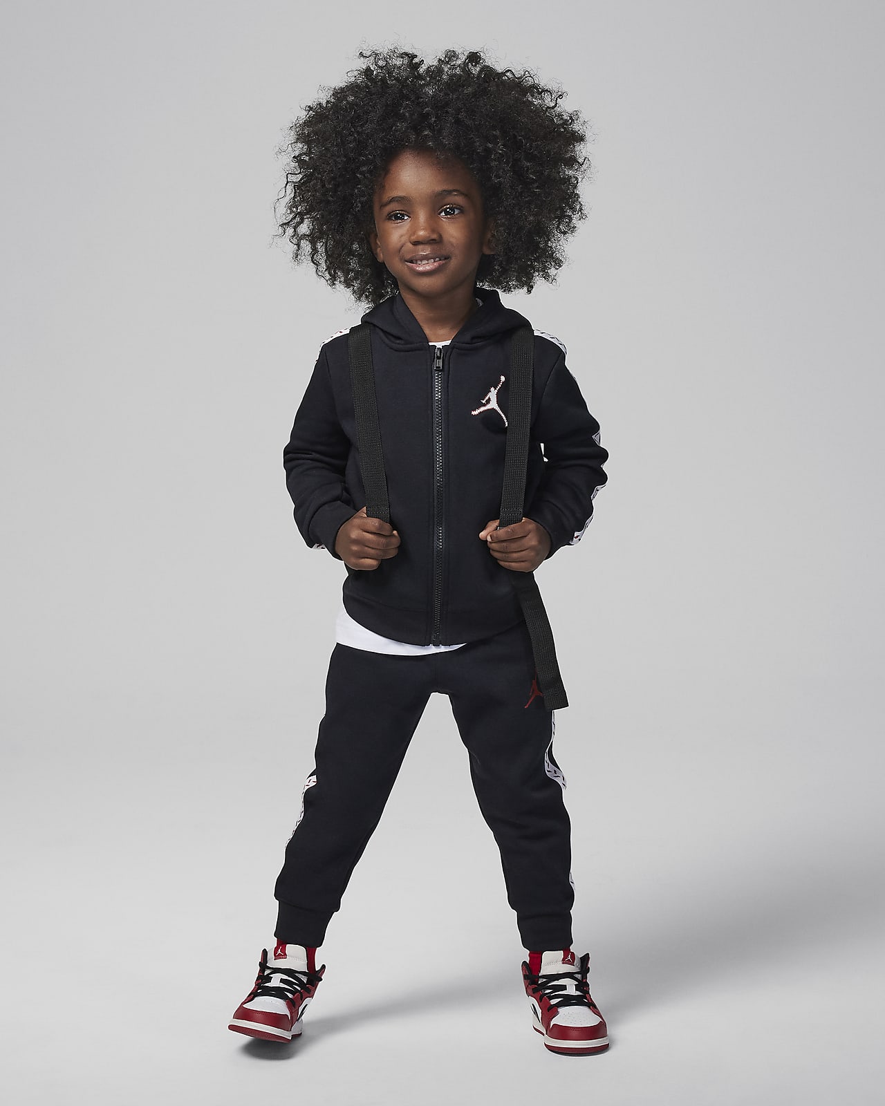 Jordan MJ Flight MVP Toddler Full Zip Hoodie Set