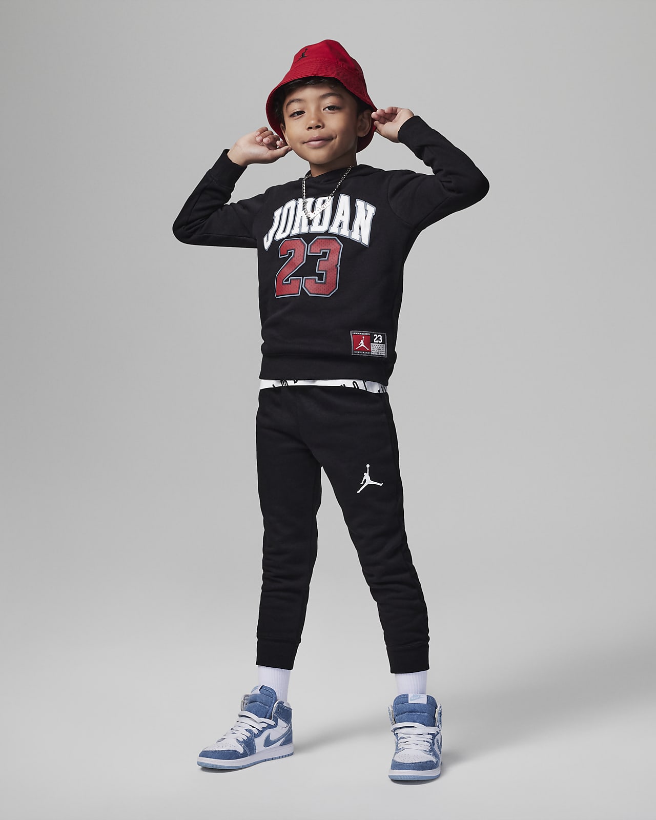 Jordan Jersey Pack Sweatshirt Set Younger Kids' 2-Piece Hoodie Set. Nike LU