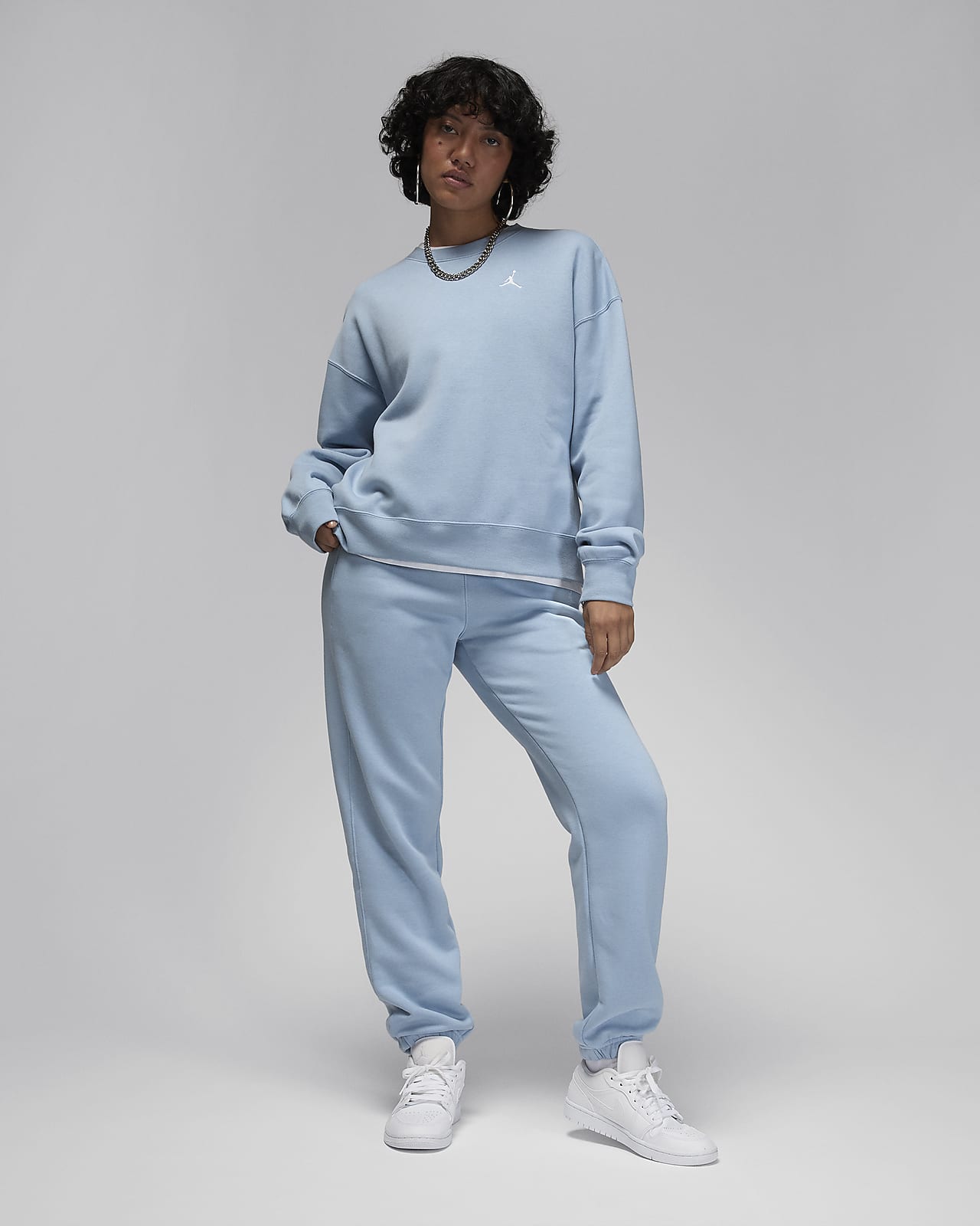 Grey nike sales tracksuit sweatshirt
