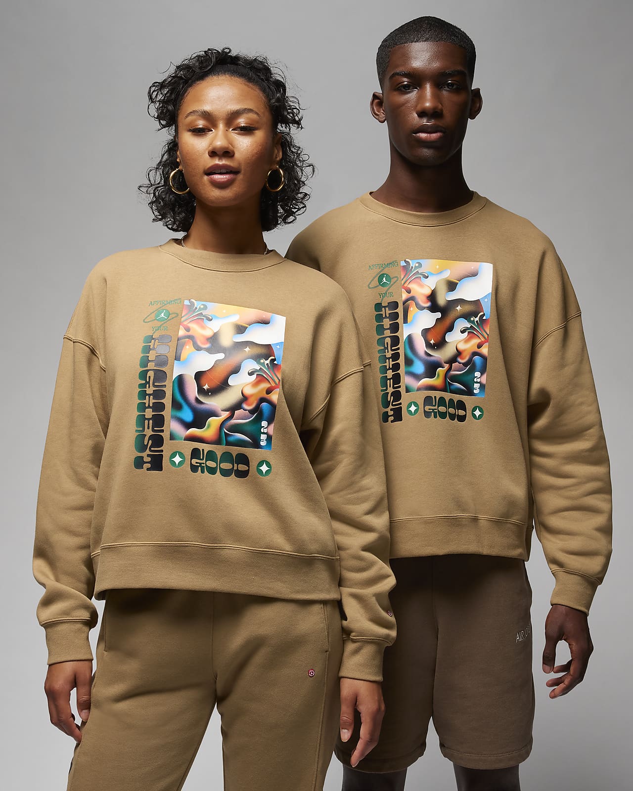 Jordan Artist Series by Jordan Moss Brooklyn Fleece Crew. Nike CA