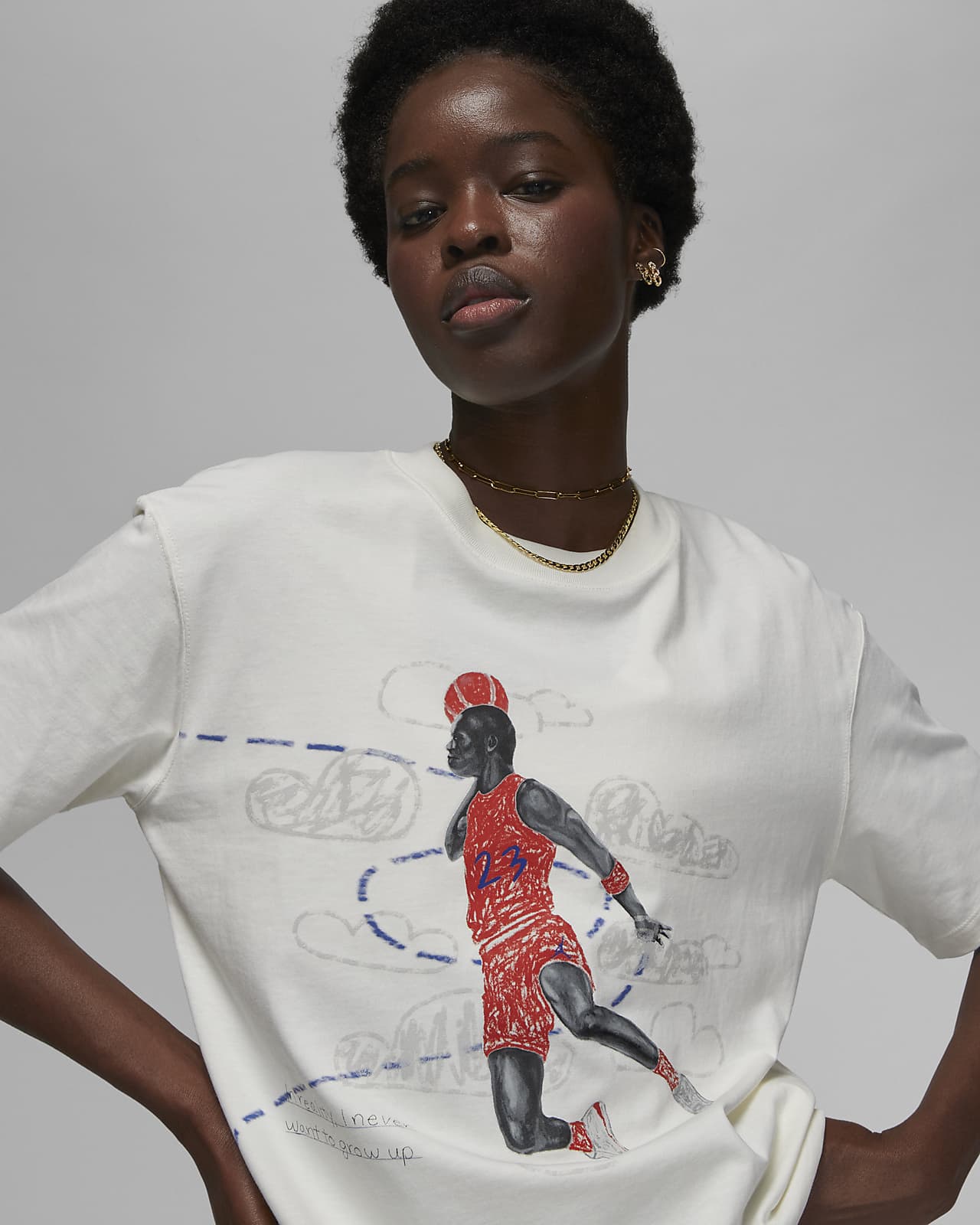 Air jordan store t shirt women's