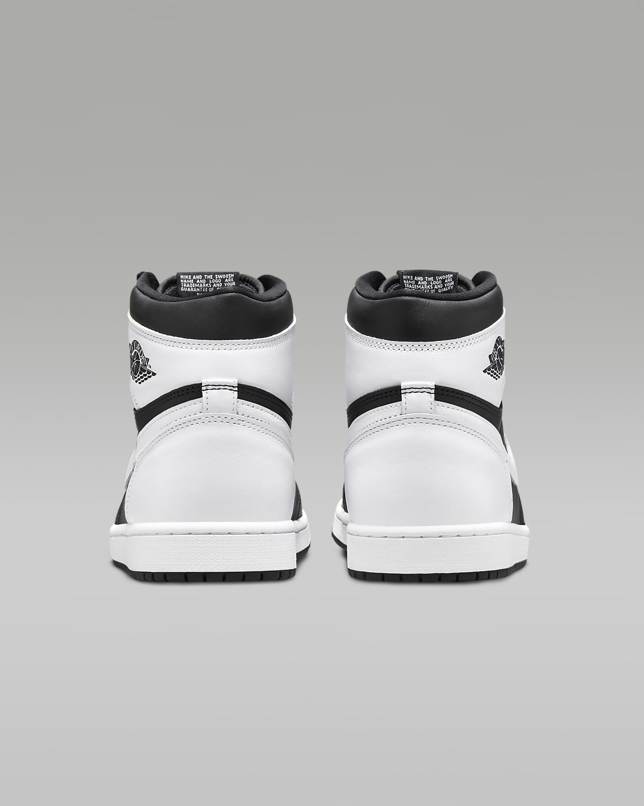 Air jordan 1 online black white swoosh