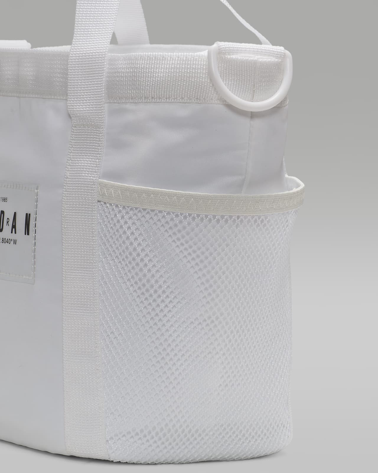 Mini white online tote bag
