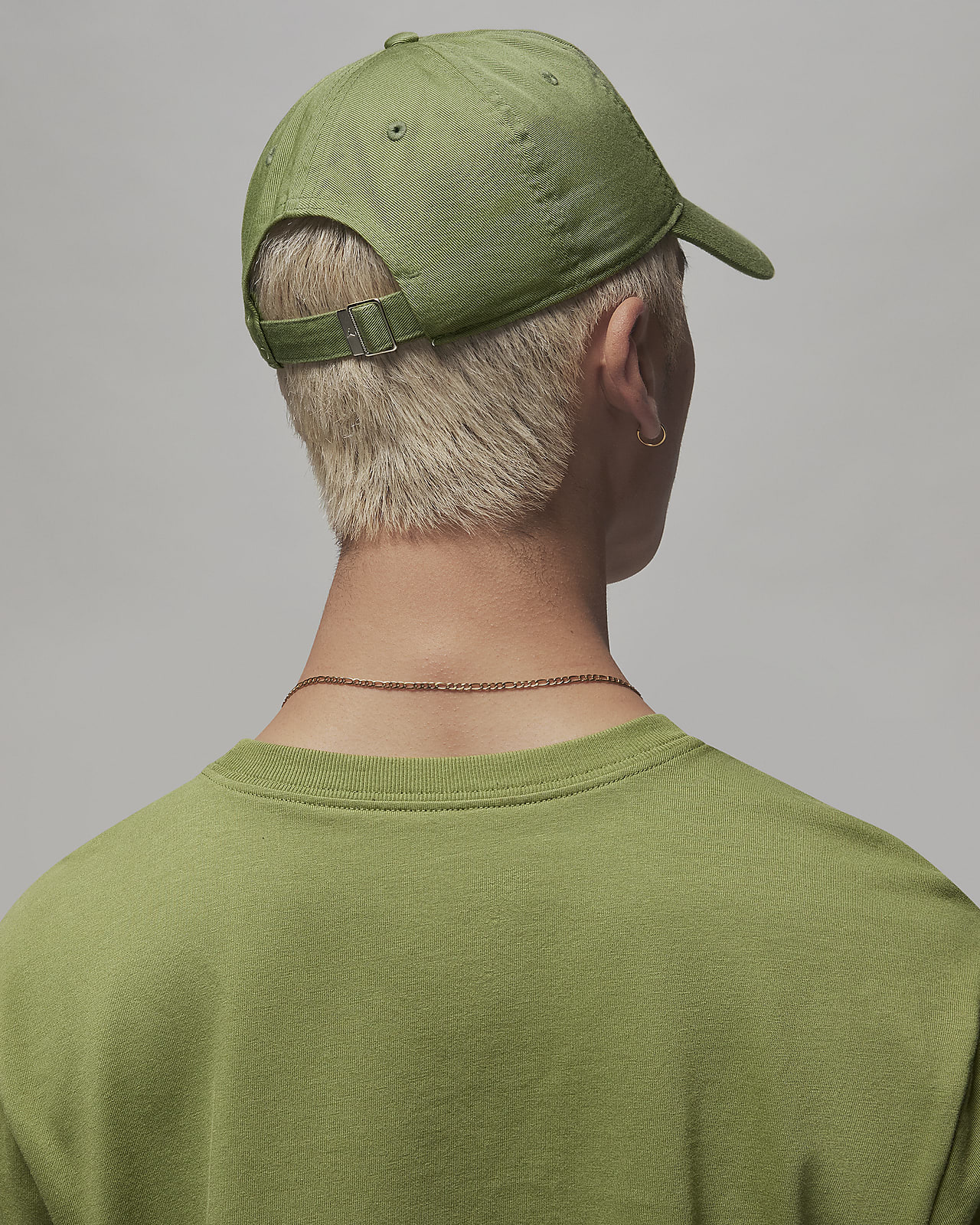 Olive green jordan hat best sale