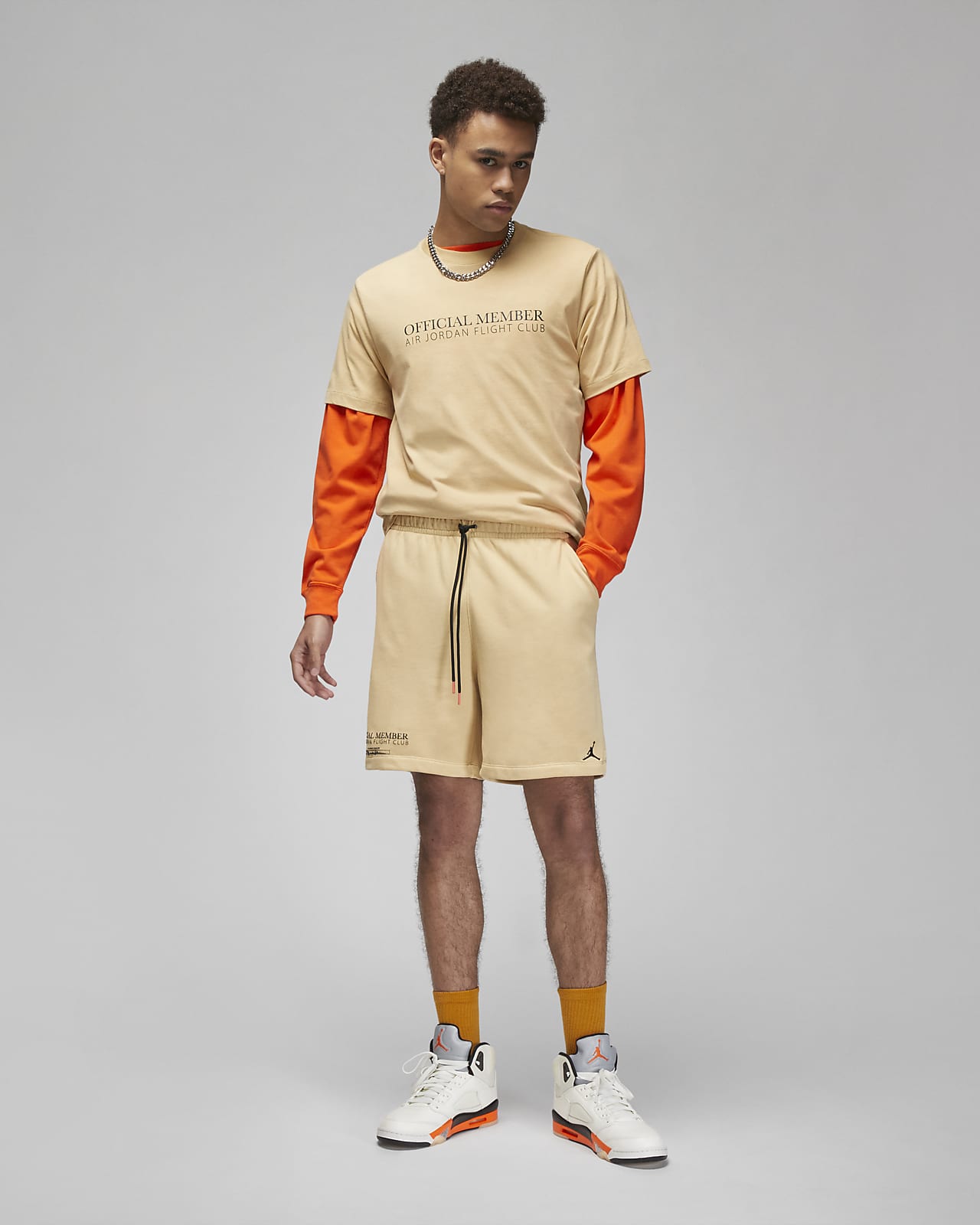 Jordan flight top fleece shorts