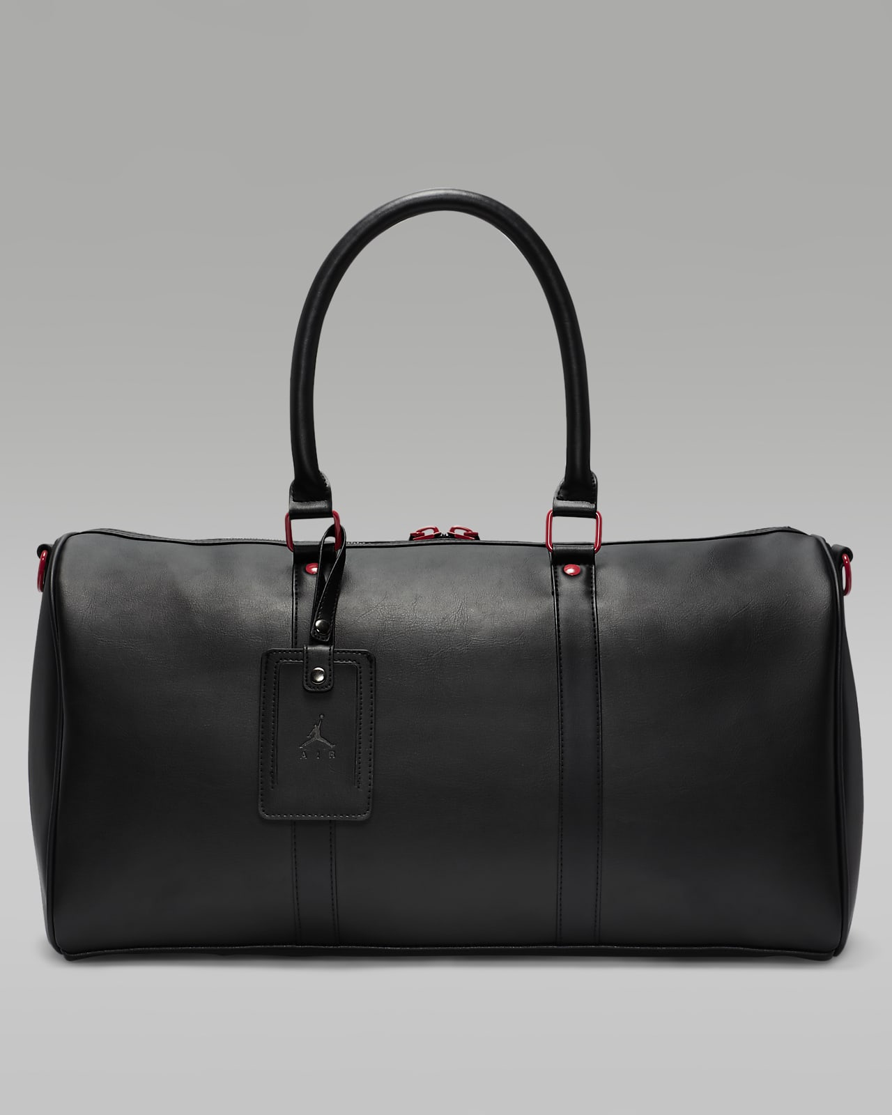 Large Duffle Bag Mens Leather Luggage Black Leather Holdall -  Denmark