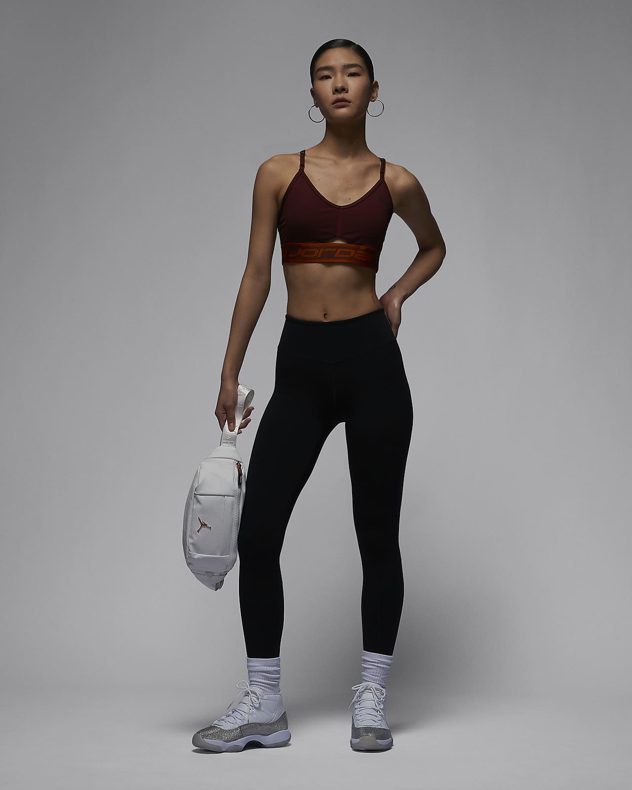 Nike Training Ultrabreathe Indy light support sports bra in black