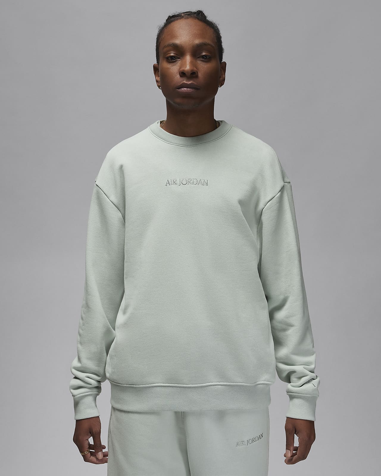 Sweat col ras du cou en tissu Fleece Air Jordan Wordmark pour homme