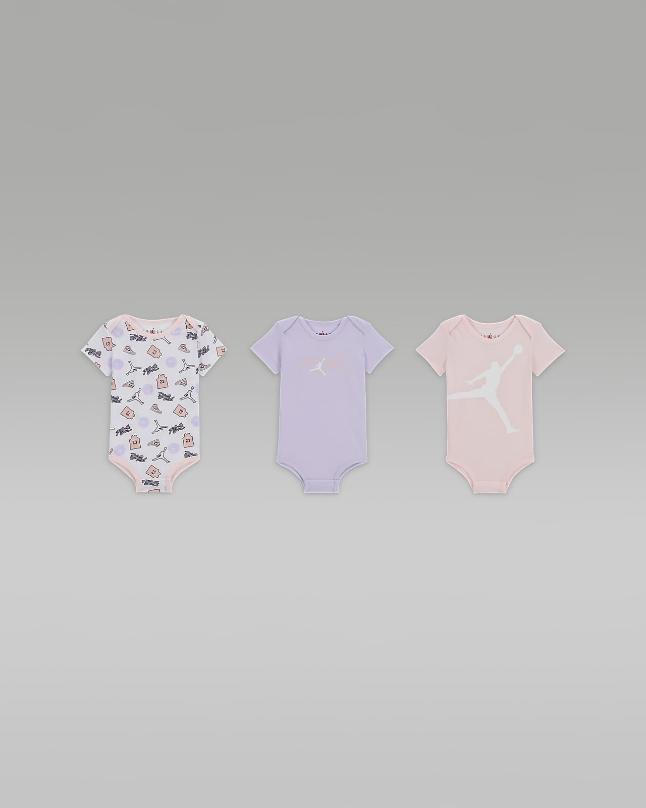 Jordan Flight Patch rompertjes met print voor baby's (12-24 maanden)