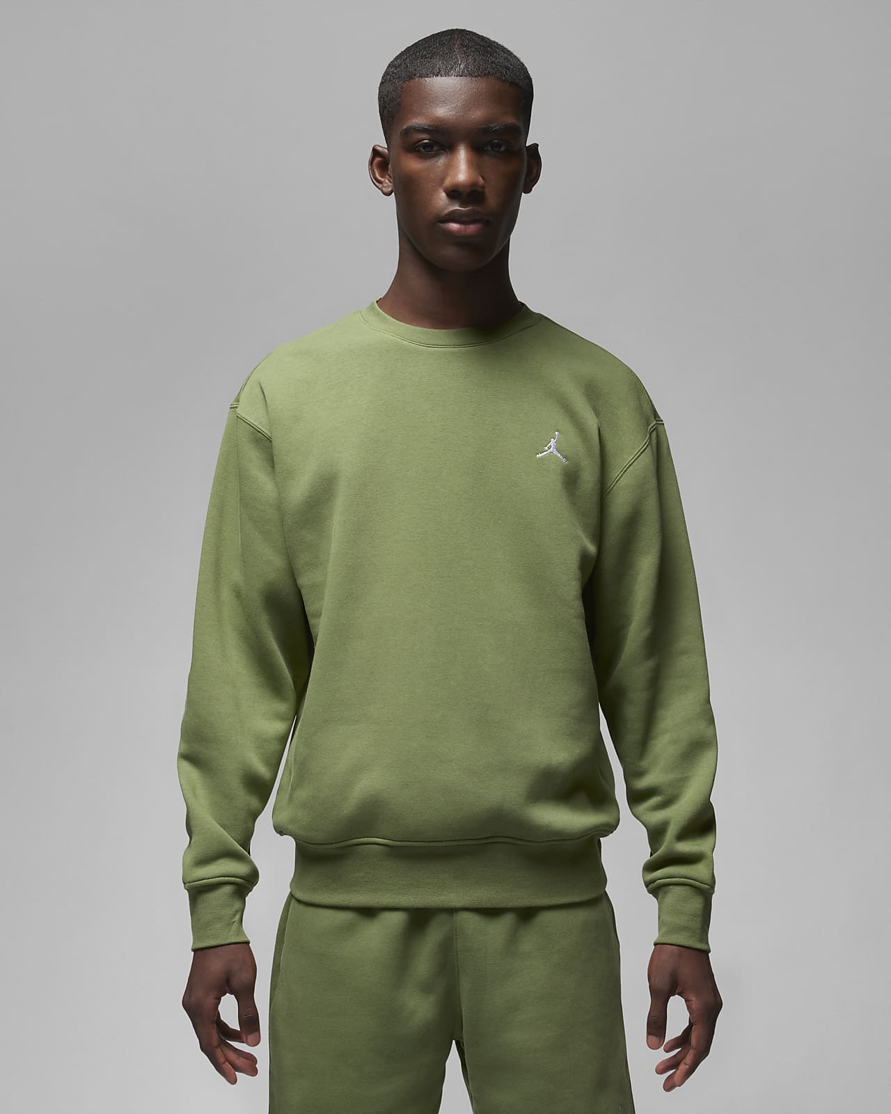 Jordan Essentials Fleece Crew-Neck Sweatshirt. Nike LU