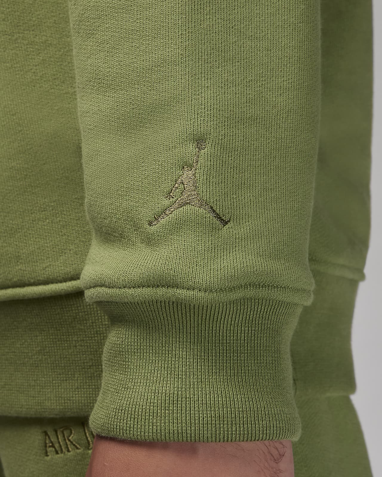 Air Jordan Wordmark Men's Fleece Crew-Neck Sweatshirt. Nike LU
