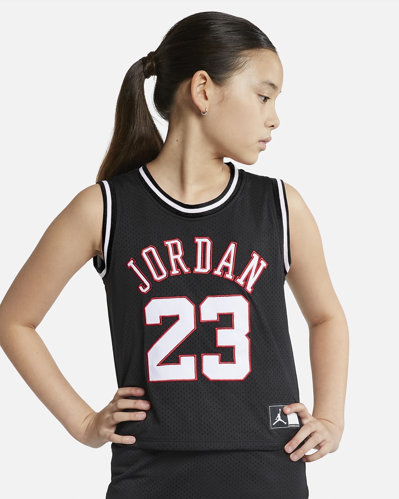 Jersey cropped Recon para niños talla grande Jordan