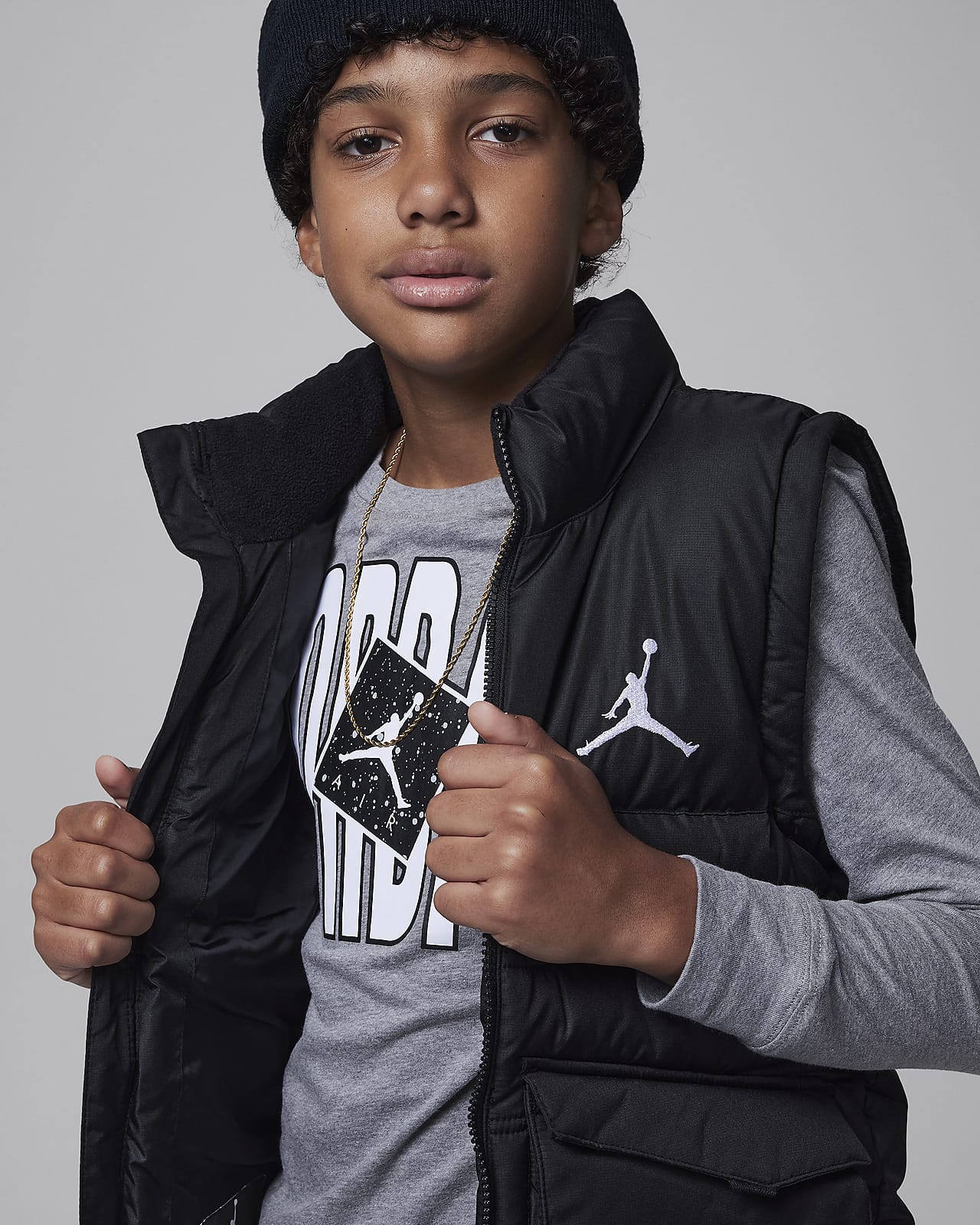 Playera jordan deals manga larga