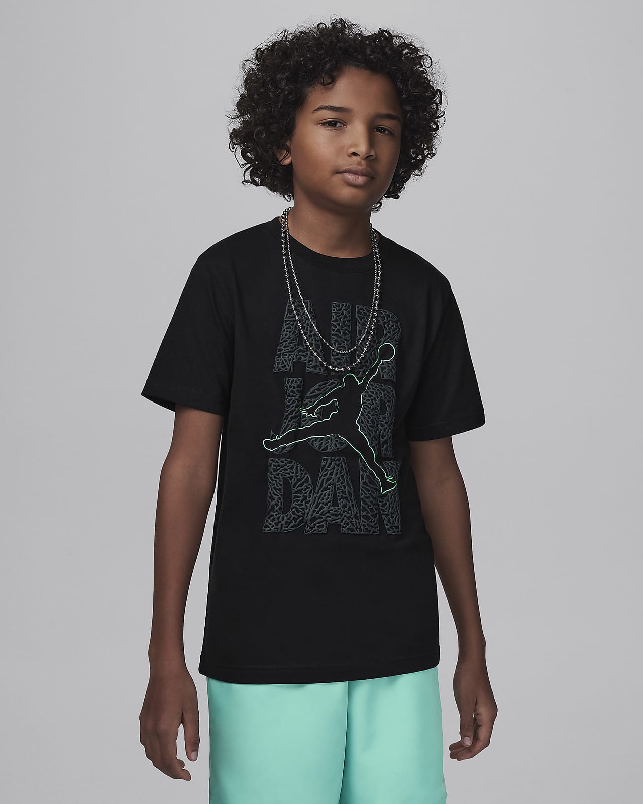 Air Jordan Big Kids' AJ3 Glow Stack T-Shirt