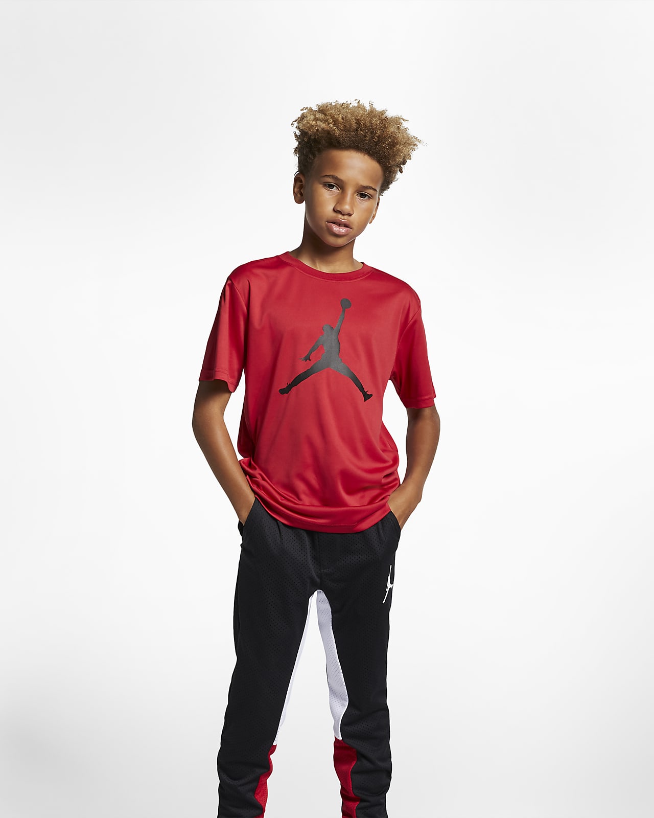Jordan Big Kids' Dri-FIT Jumpman Logo T-Shirt