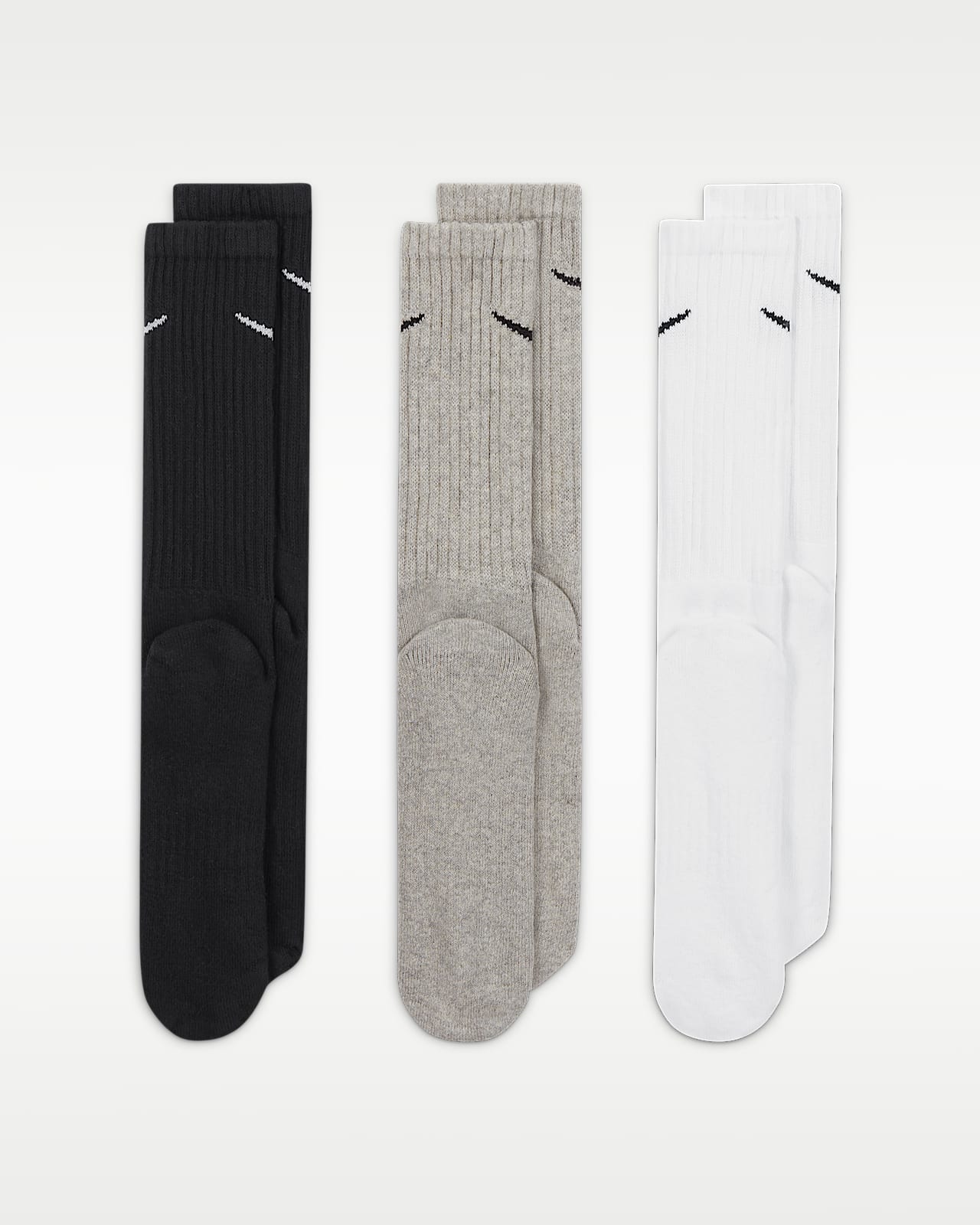 Nike Cushioned Training Crew Socks (3 Pairs)