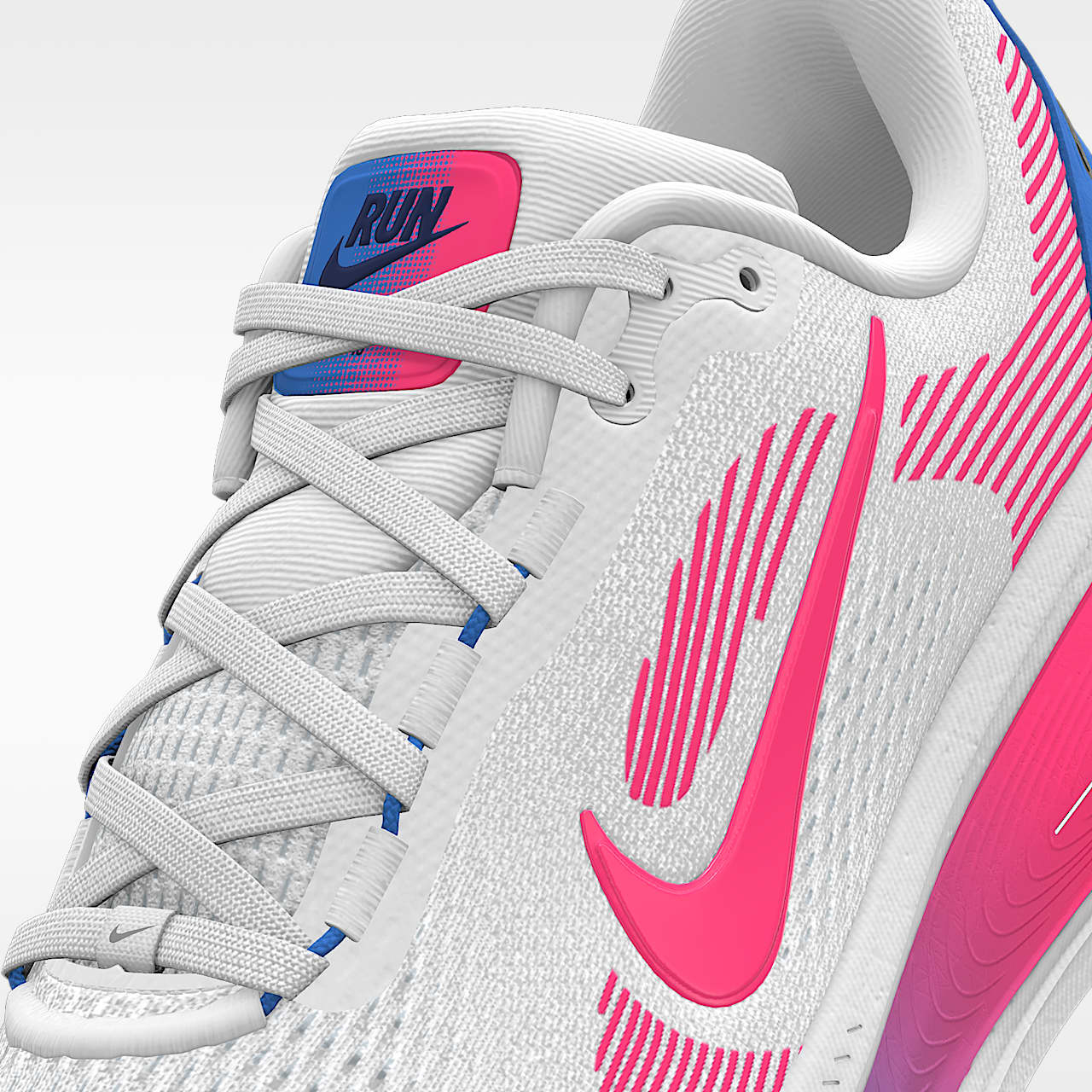 รองเท้าวิ่งโร้ดรันนิ่งผู้หญิงออกแบบเอง Nike Vomero 18 By You