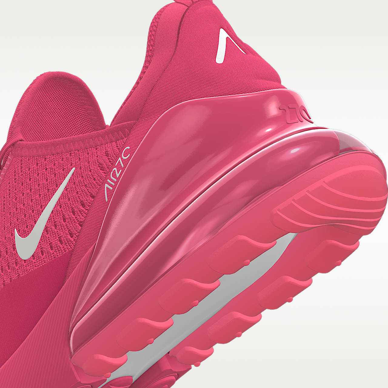 nike air max 270 triple red women's